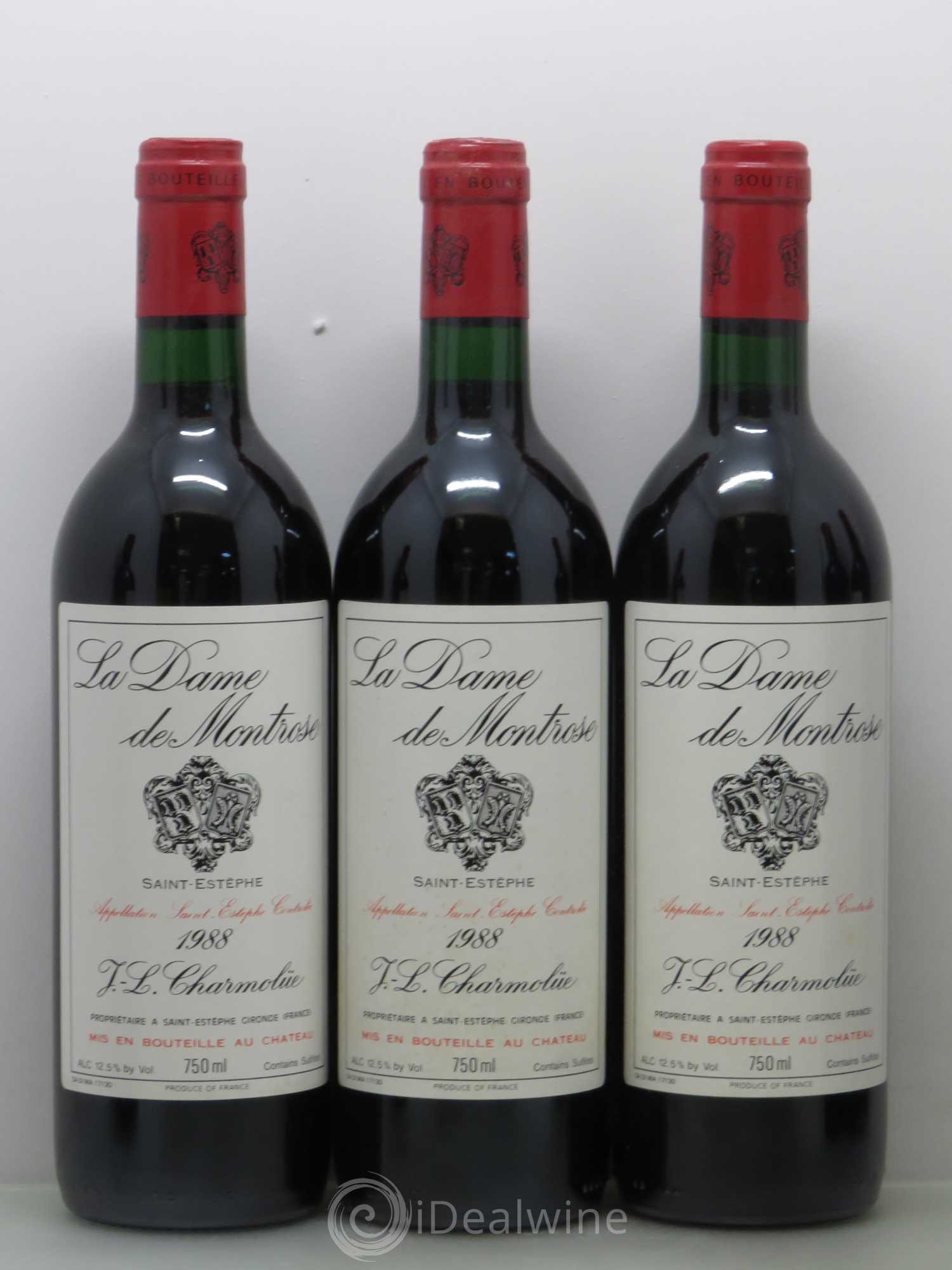 La Dame de Montrose Second Vin 1988 - Lot de 12 bouteilles - 3