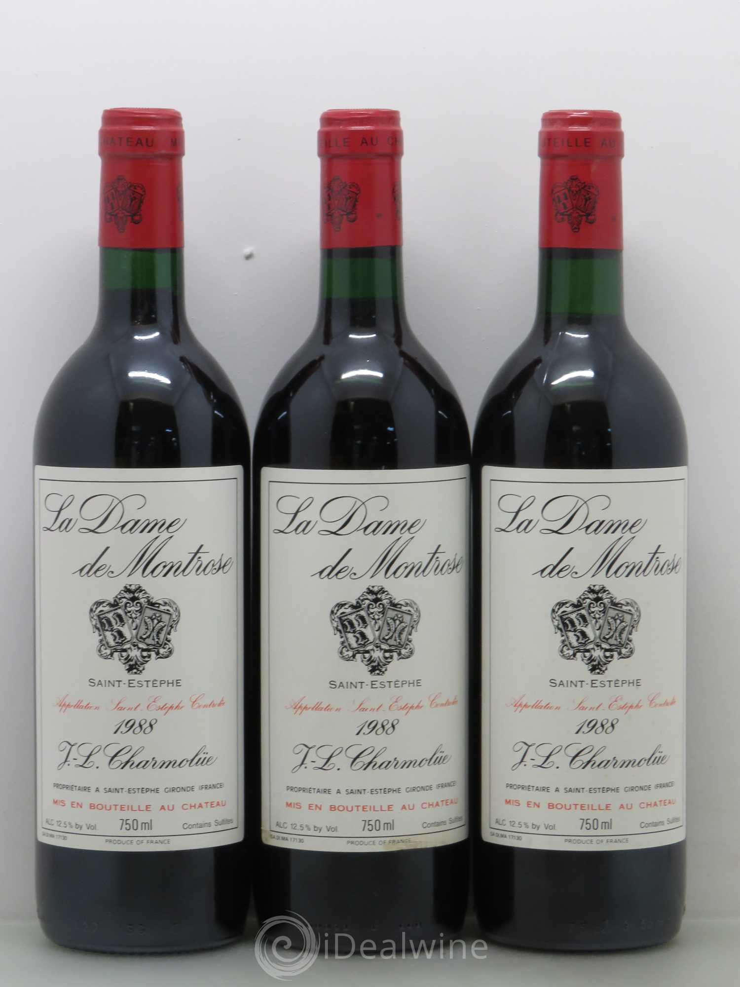 La Dame de Montrose Second Vin 1988 - Lot de 12 bouteilles - 4
