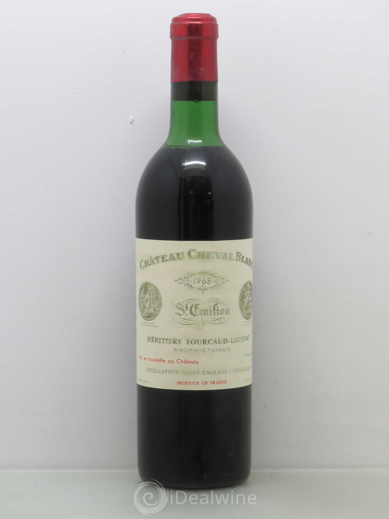 Château Cheval Blanc 1er Grand Cru Classé A 1968 - Lot de 1 bouteille - 0