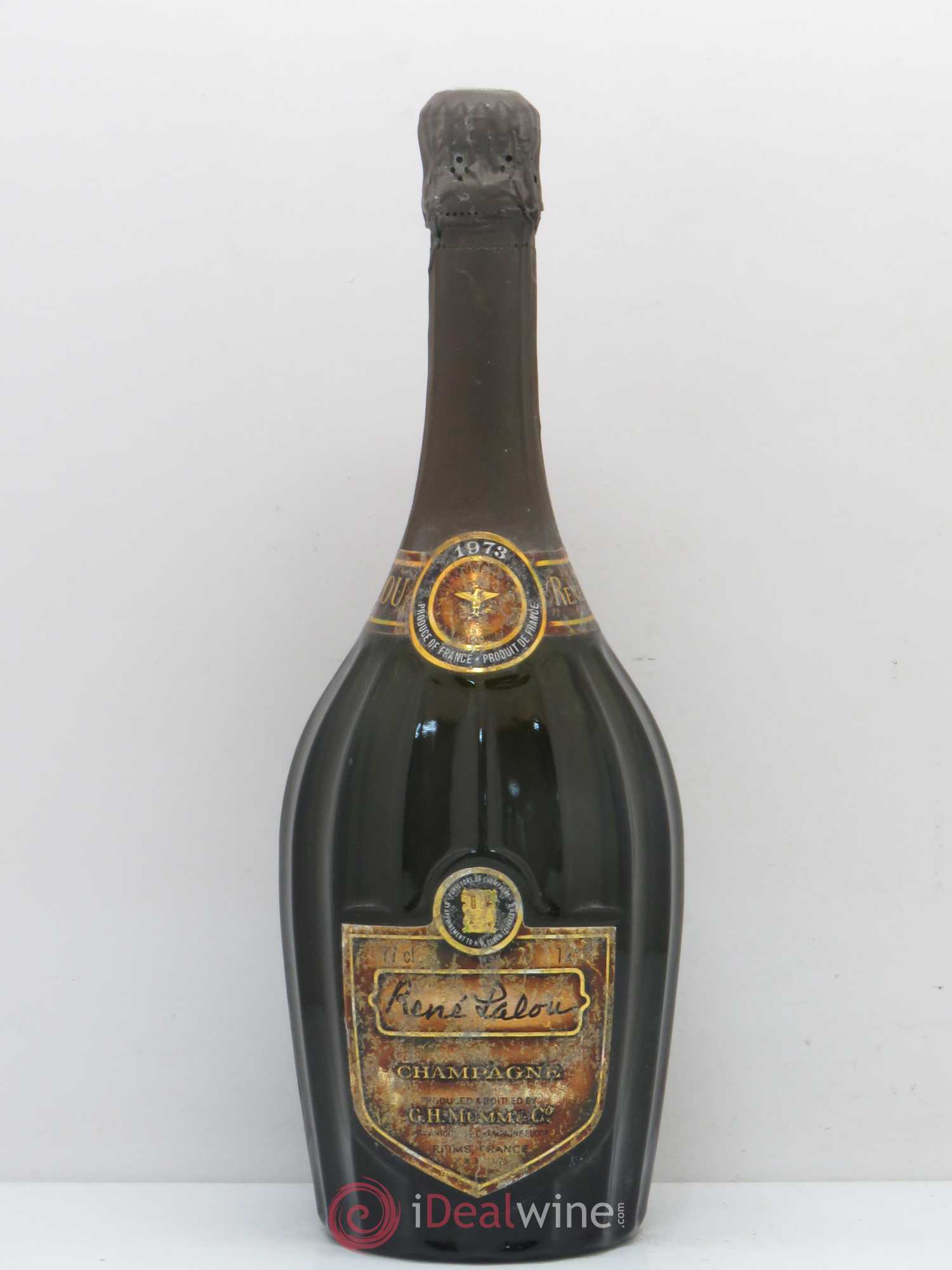 Champagne Renée Lalou 1973 - Lot de 1 bouteille - 0