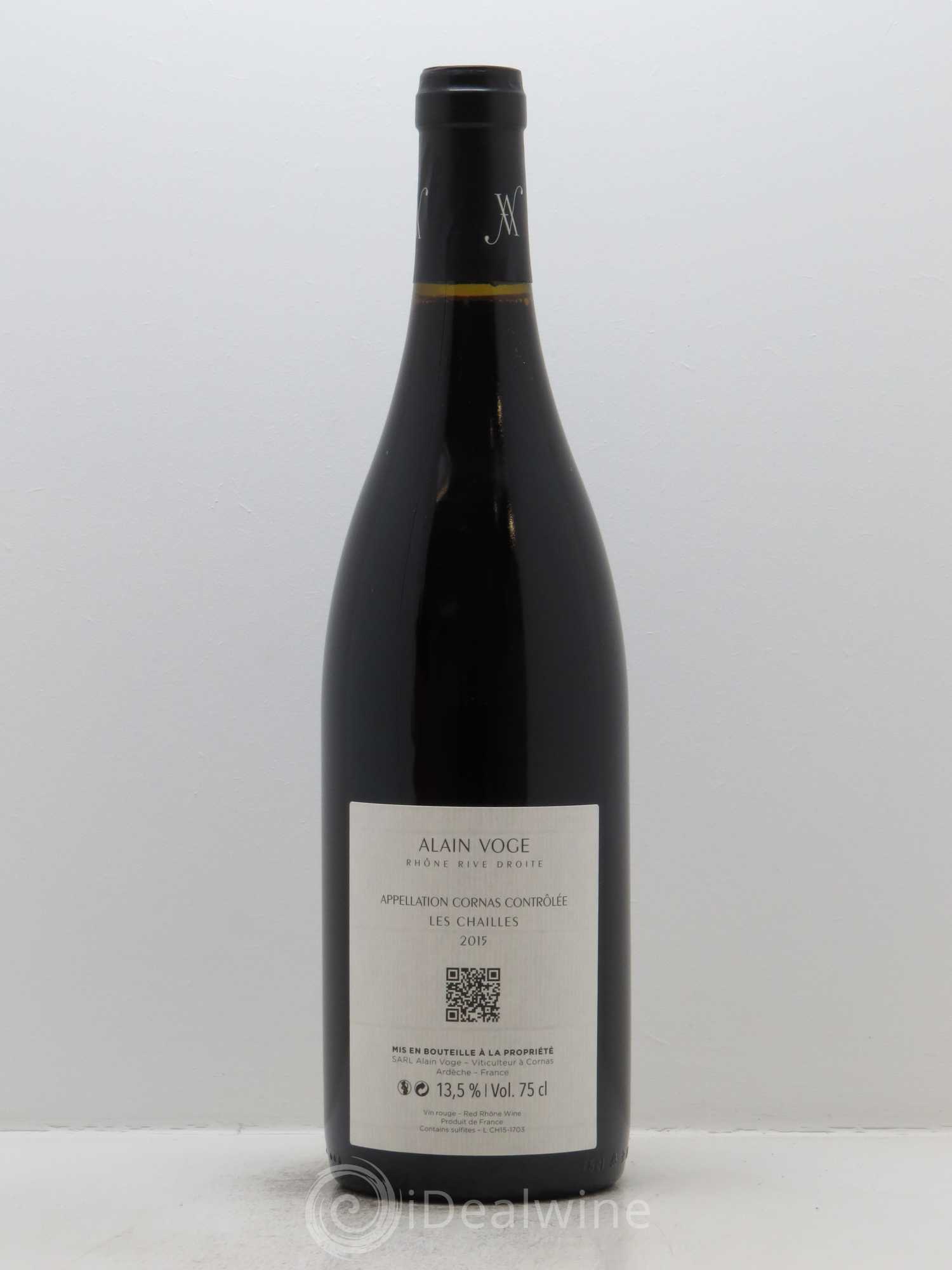 Cornas Les Chailles Alain Voge (Domaine) 2015 - Lot de 1 bouteille - 1
