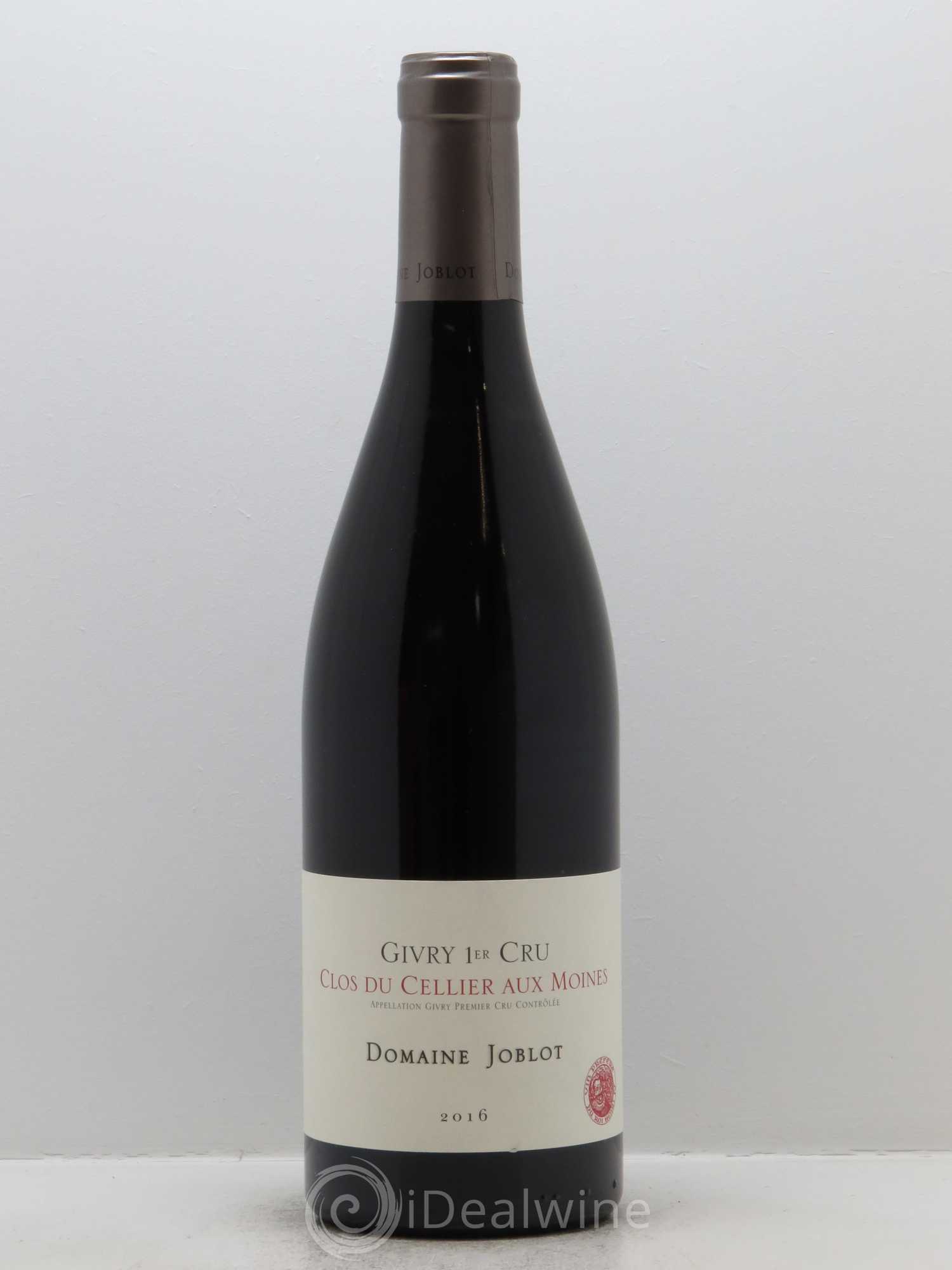 Givry 1er Cru Clos du Cellier aux Moines Joblot (Domaine) 2016 - Lot de 1 bouteille - 0