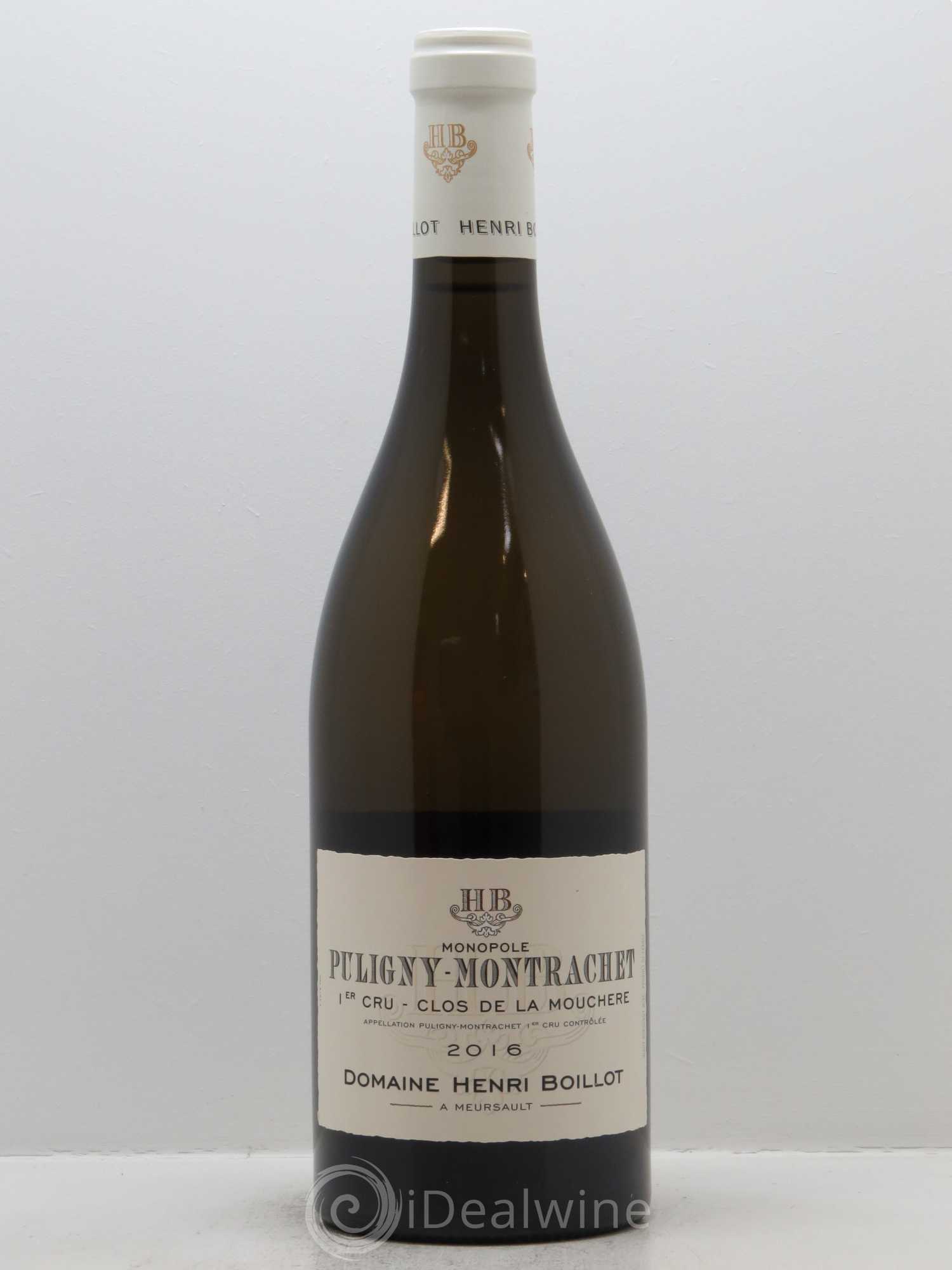 Puligny-Montrachet 1er Cru Clos de la Mouchère Henri Boillot (Domaine) 2016 - Lot de 1 bouteille - 0