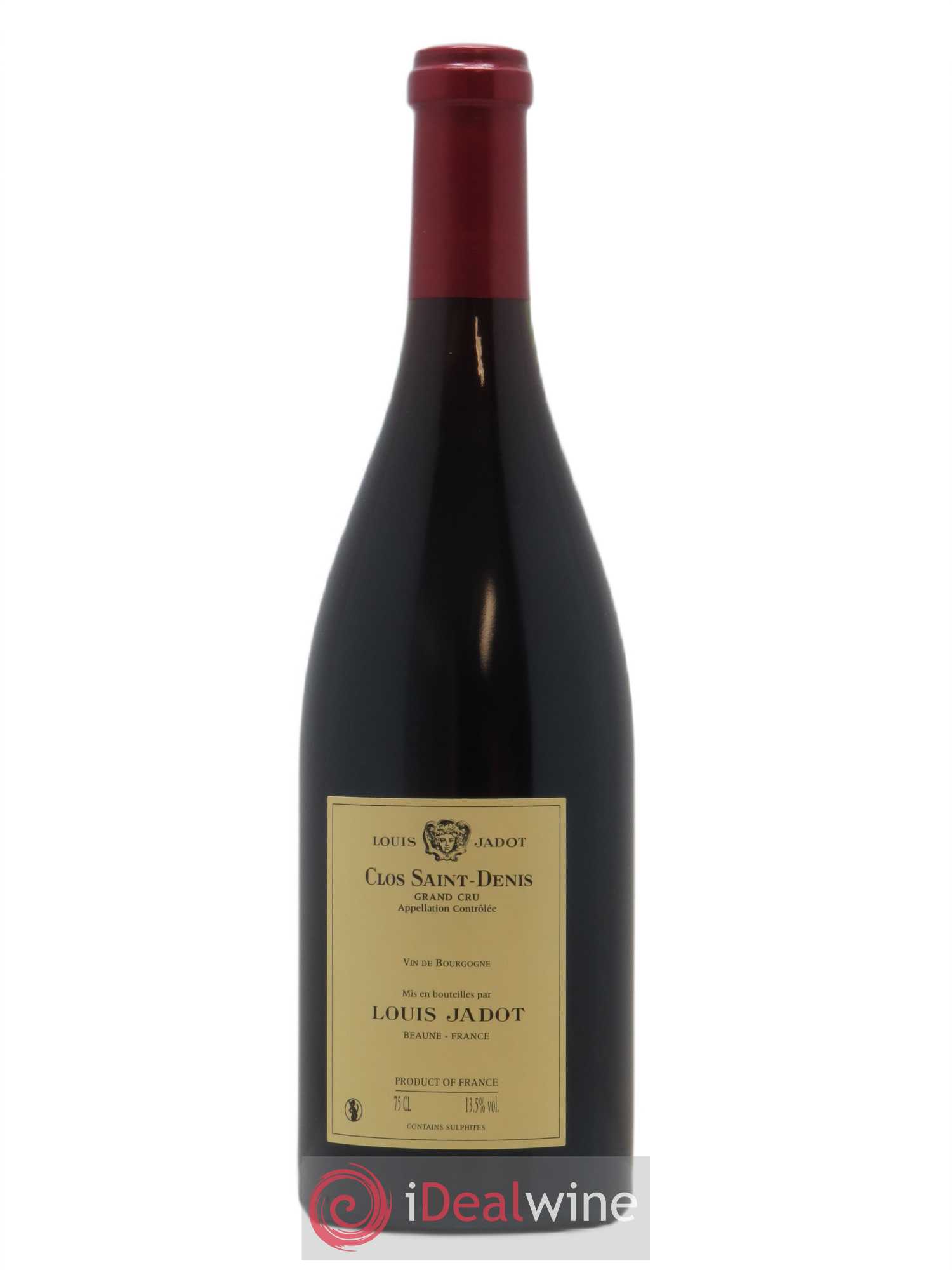 Clos Saint-Denis Grand Cru Maison Louis Jadot 2016 - Lot de 1 bouteille - 1