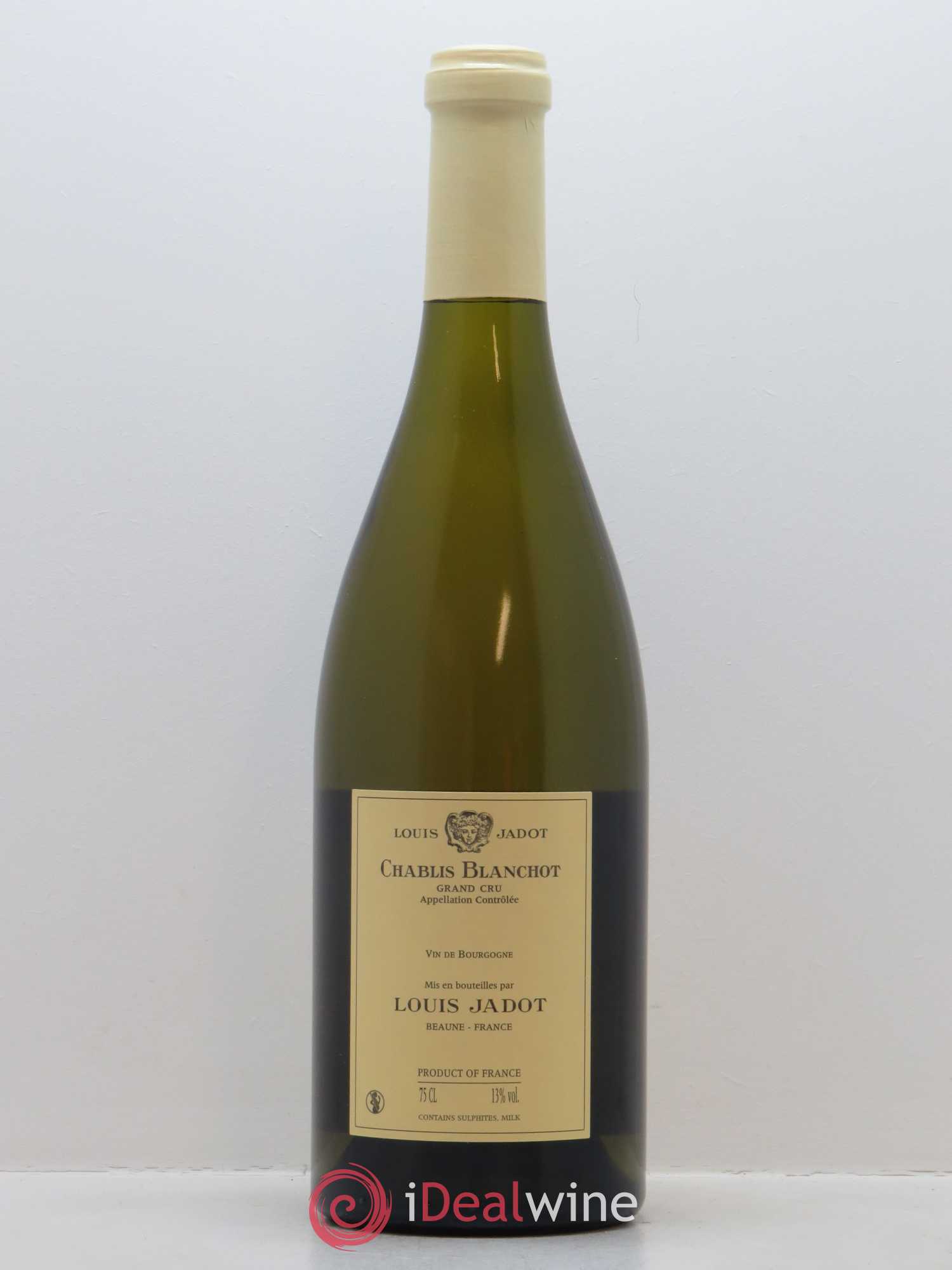 Chablis Grand Cru Les Blanchots Maison Louis Jadot 2016 - Lot de 1 bouteille - 1