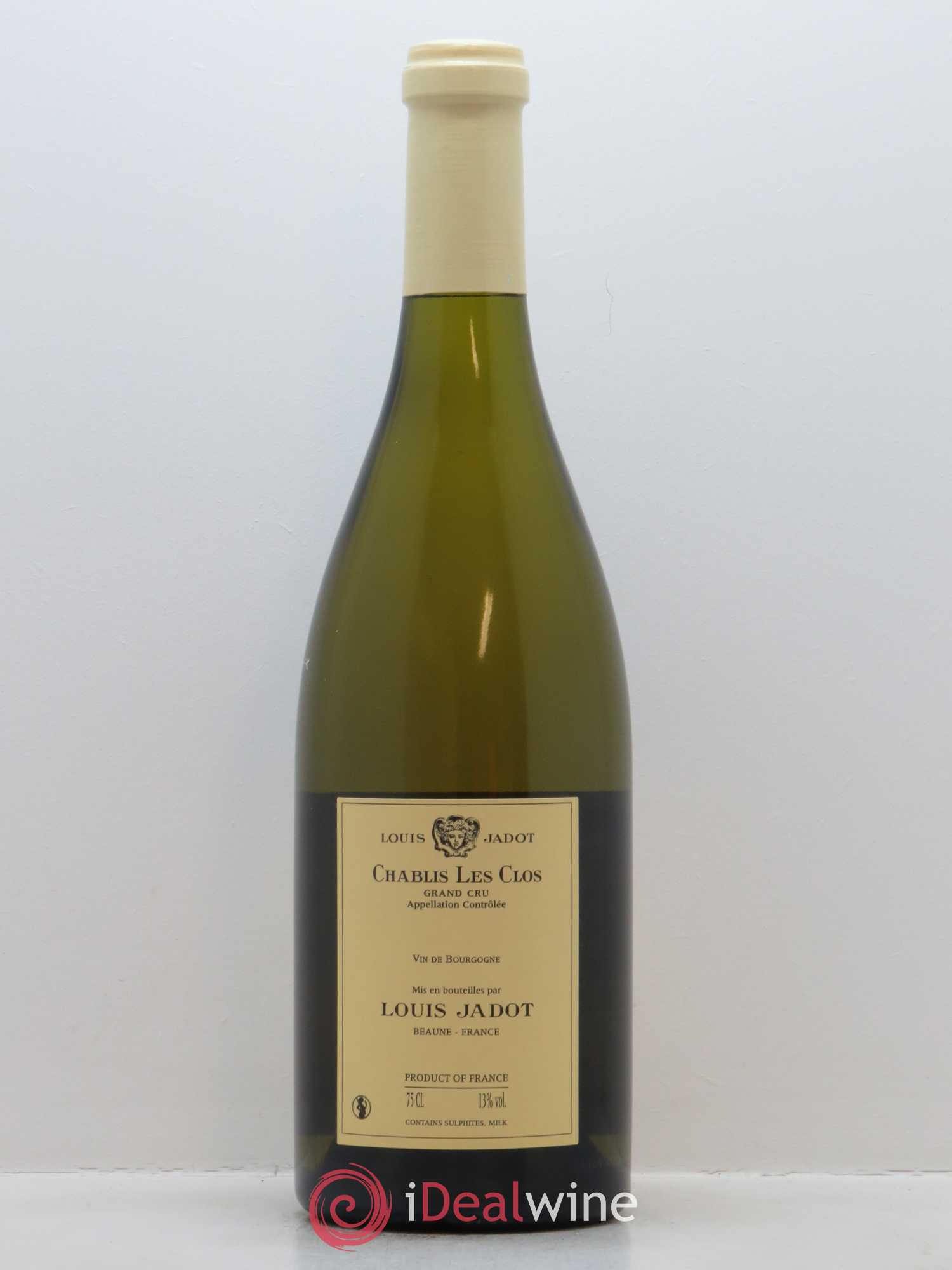 Chablis Grand Cru Les Clos Maison Louis Jadot 2016 - Lot de 1 bouteille - 1