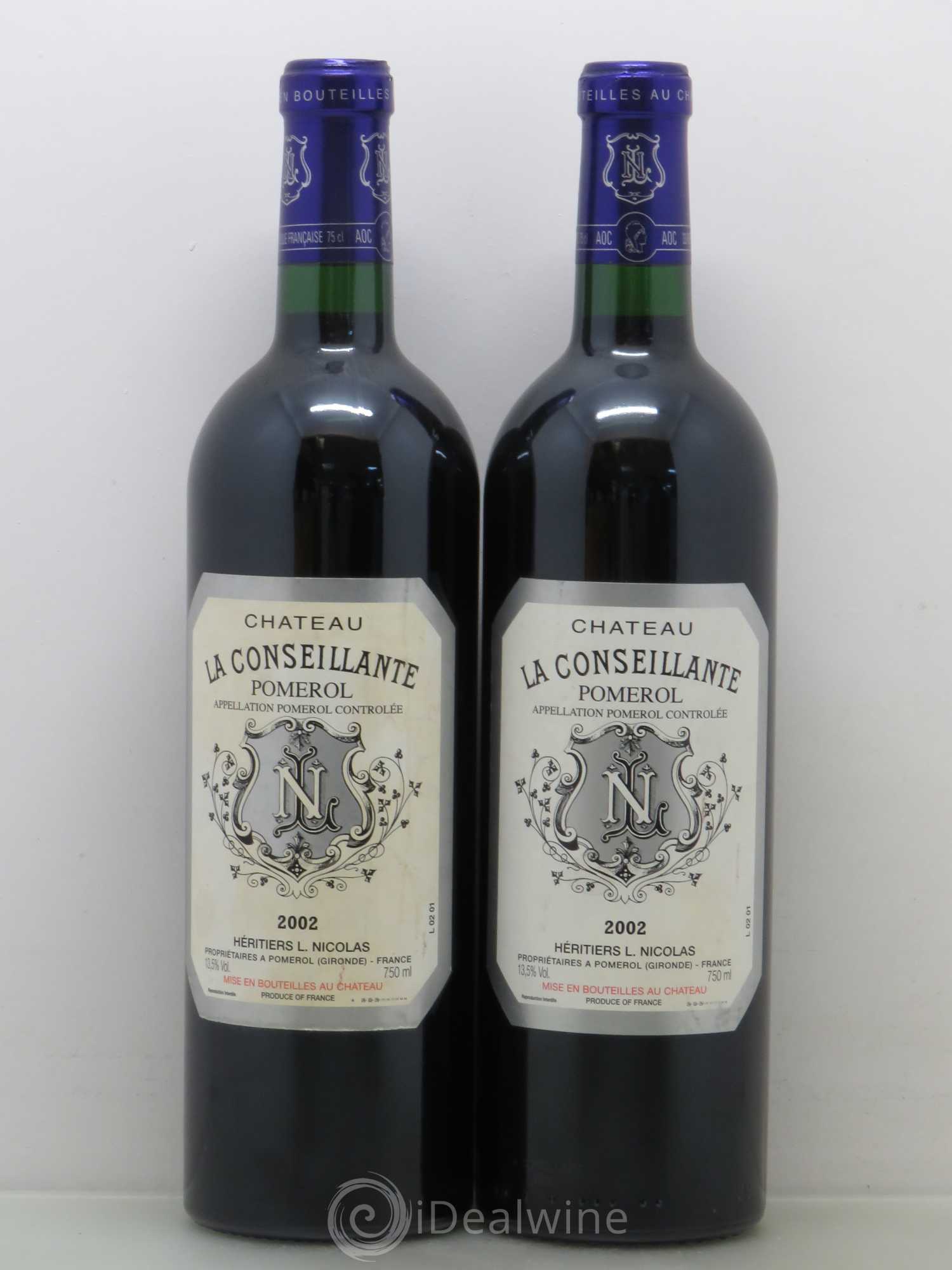 Château la Conseillante 2002 - Lot de 2 bouteilles - 0