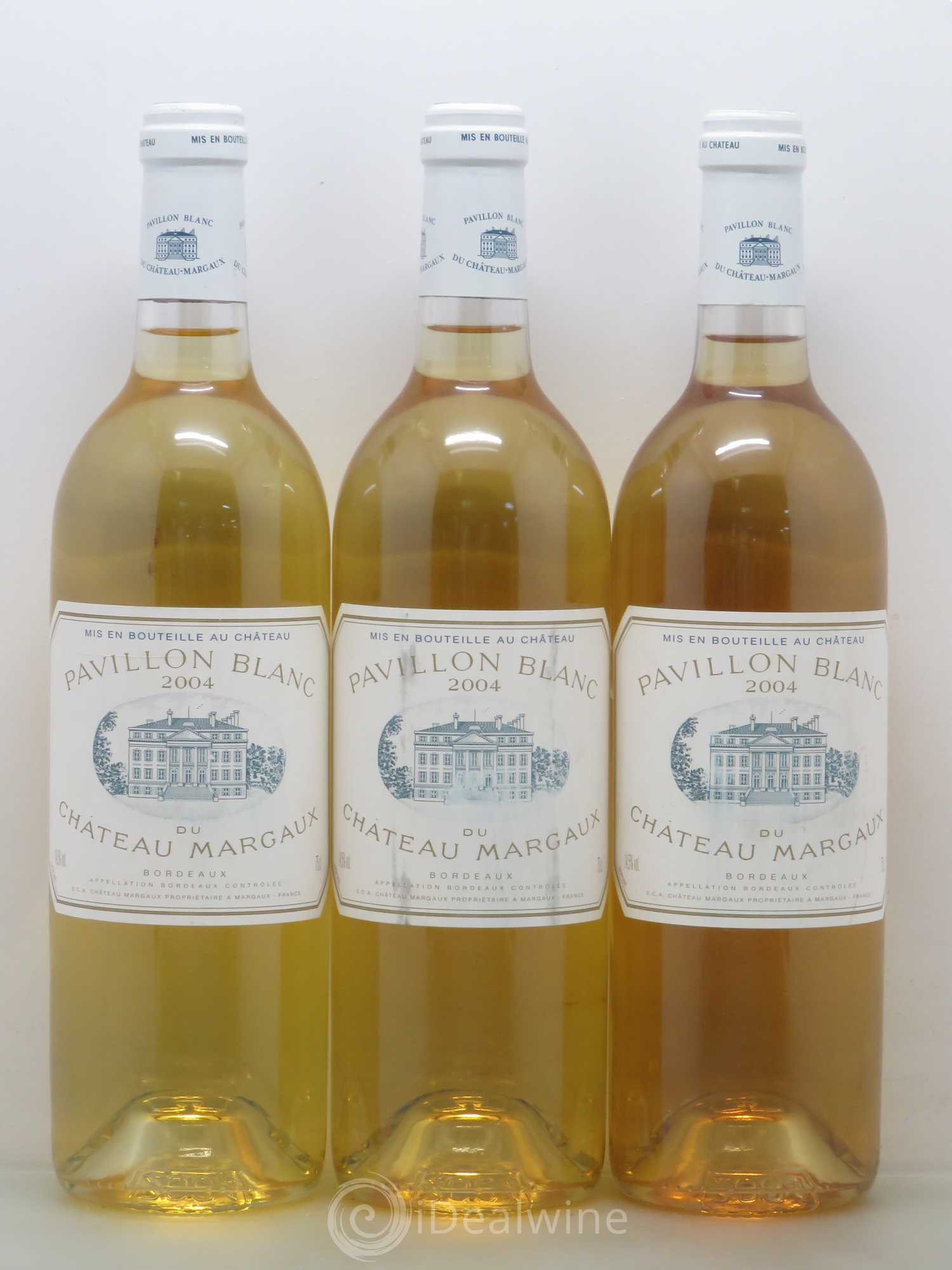 Pavillon Blanc du Château Margaux 2004 - Lot de 3 bouteilles - 0