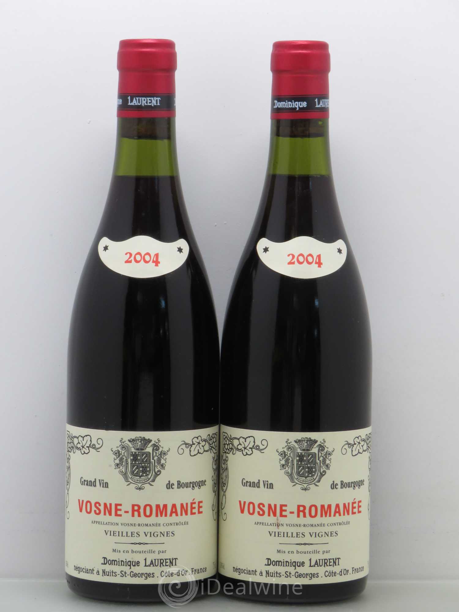 Vosne-Romanée Dominique Laurent 2004 - Lot de 2 bouteilles - 0