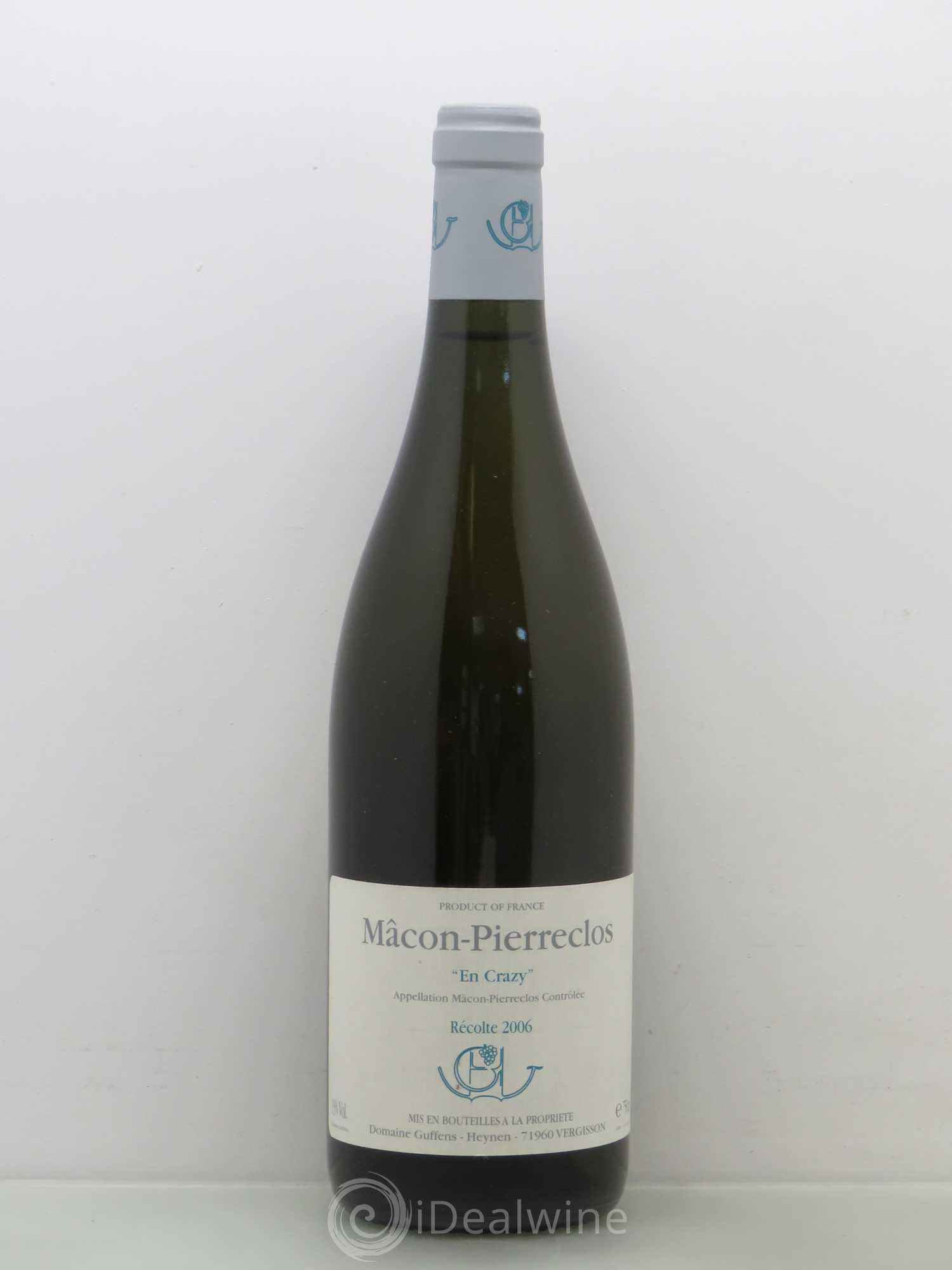Mâcon Pierreclos En Crazy Guffens-Heynen 2006 - Lot de 1 bouteille - 0
