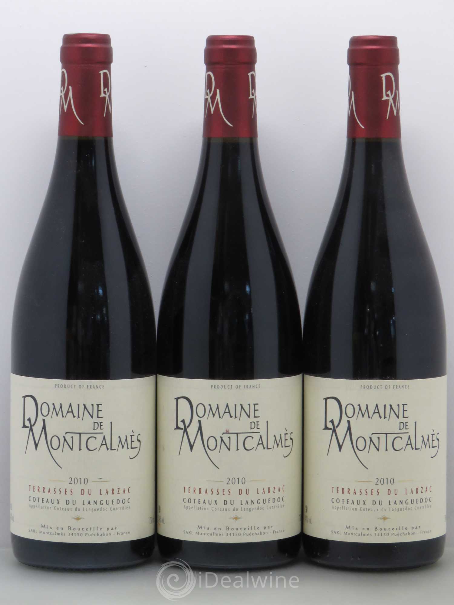 Terrasses du Larzac Domaine de Montcalmès Frédéric Pourtalié 2010 - Lot de 6 bouteilles - 2
