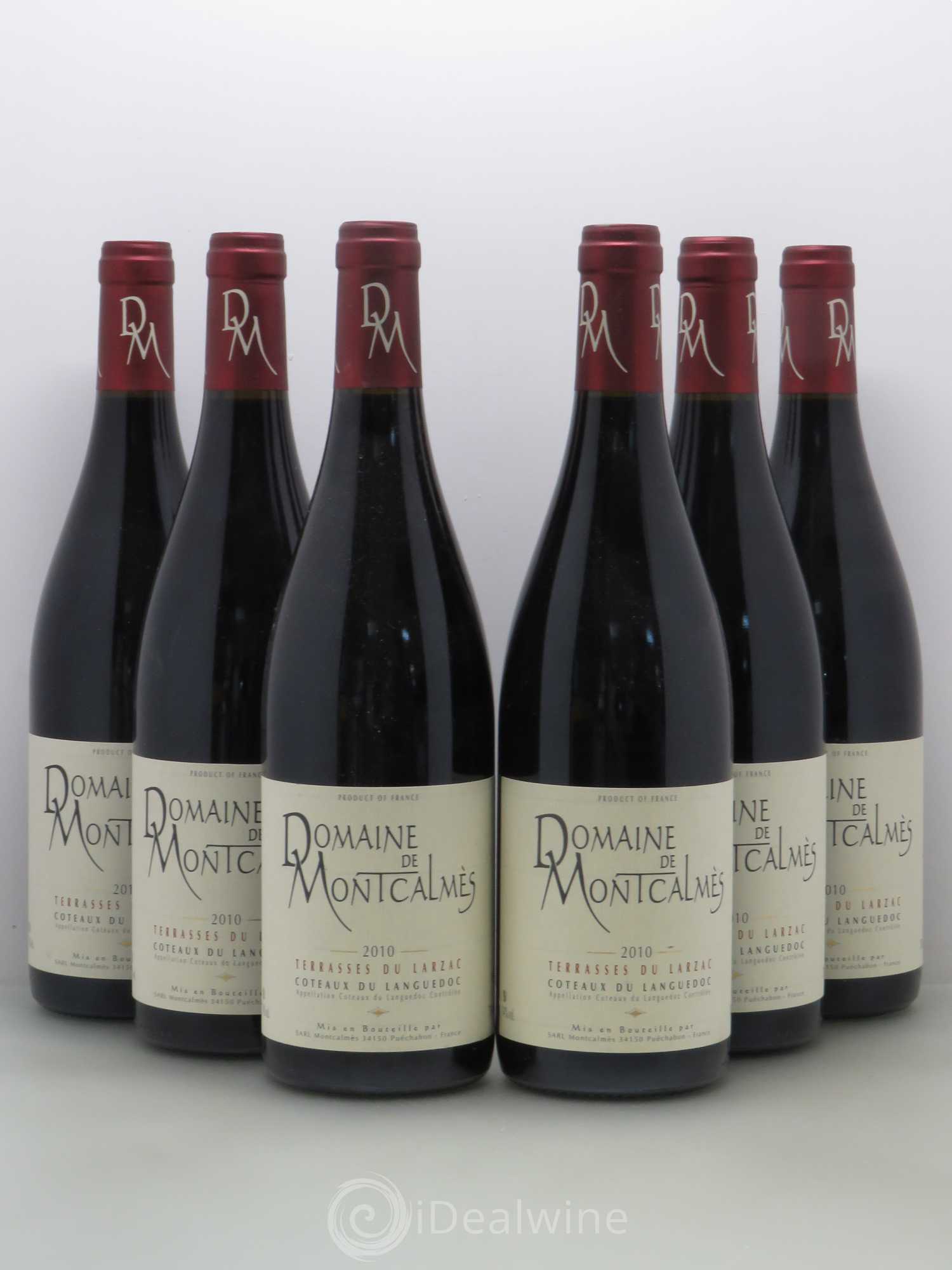 Terrasses du Larzac Domaine de Montcalmès Frédéric Pourtalié 2010 - Lot de 6 bouteilles - 0