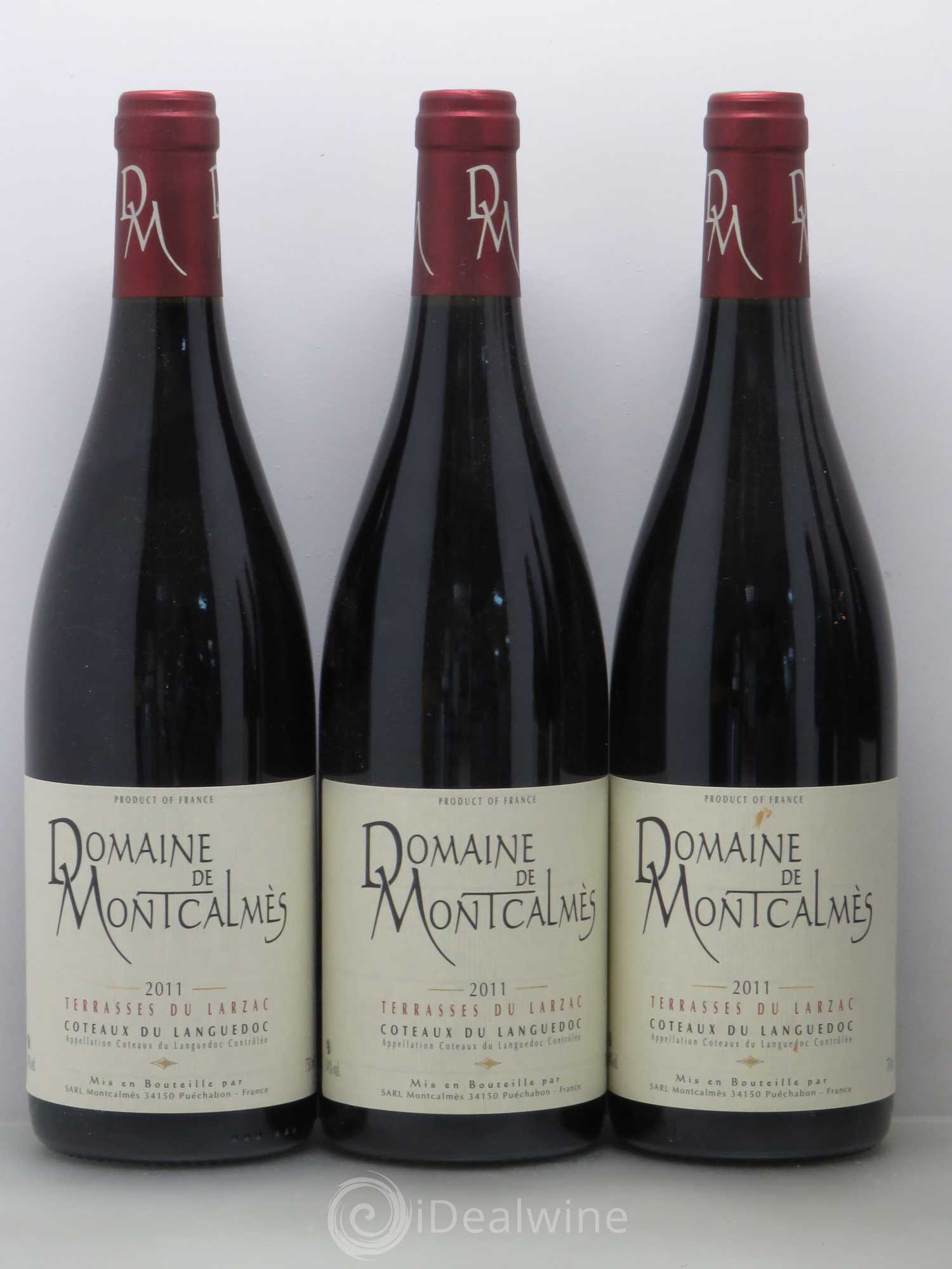 Terrasses du Larzac Domaine de Montcalmès Frédéric Pourtalié 2011 - Lot de 6 bouteilles - 1