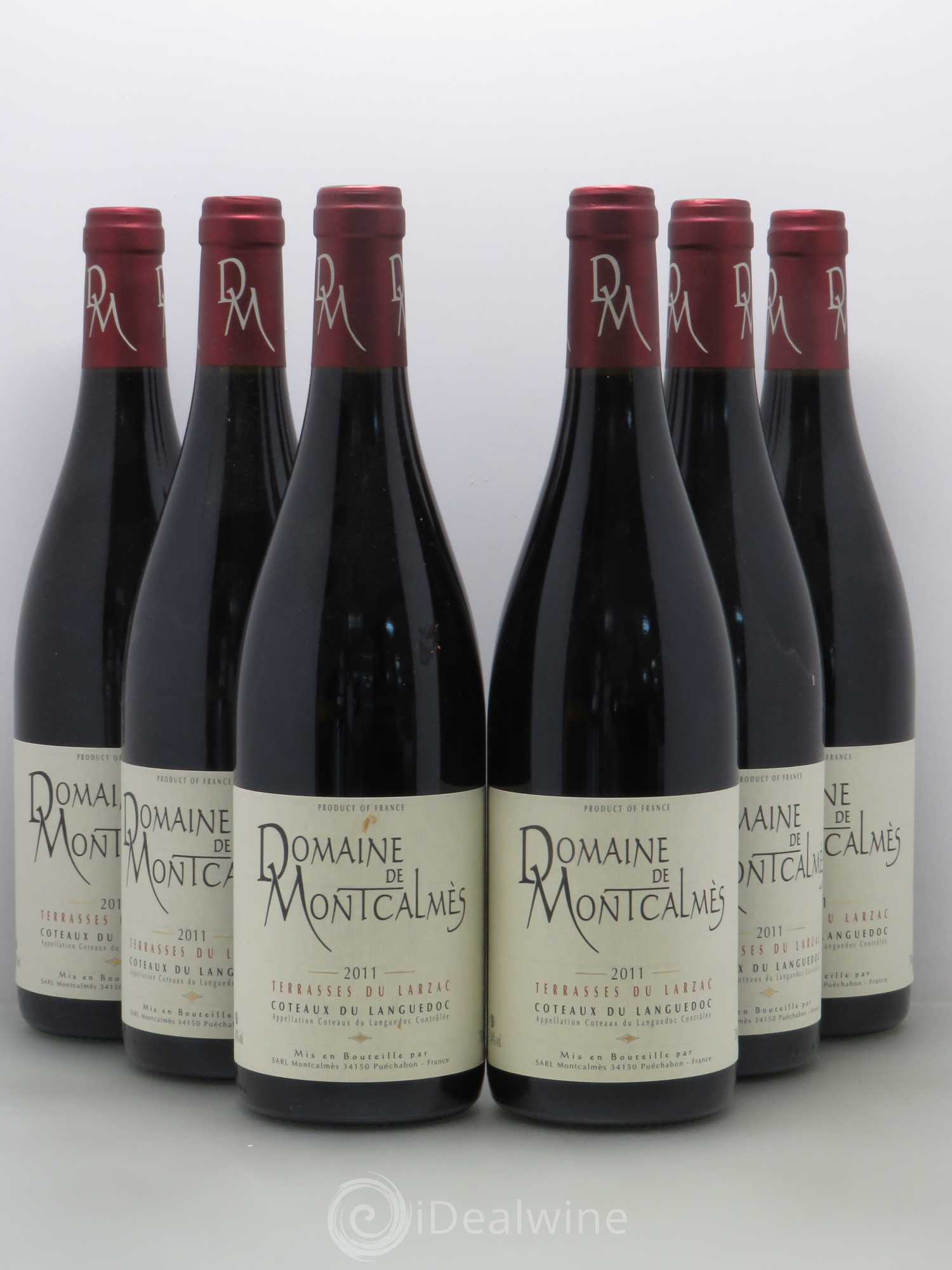 Terrasses du Larzac Domaine de Montcalmès Frédéric Pourtalié 2011 - Lot de 6 bouteilles - 0