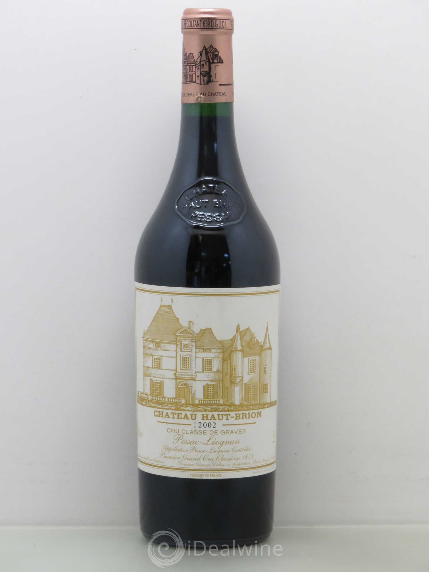 Château Haut Brion 1er Grand Cru Classé 2002 - Lot de 1 bouteille - 0