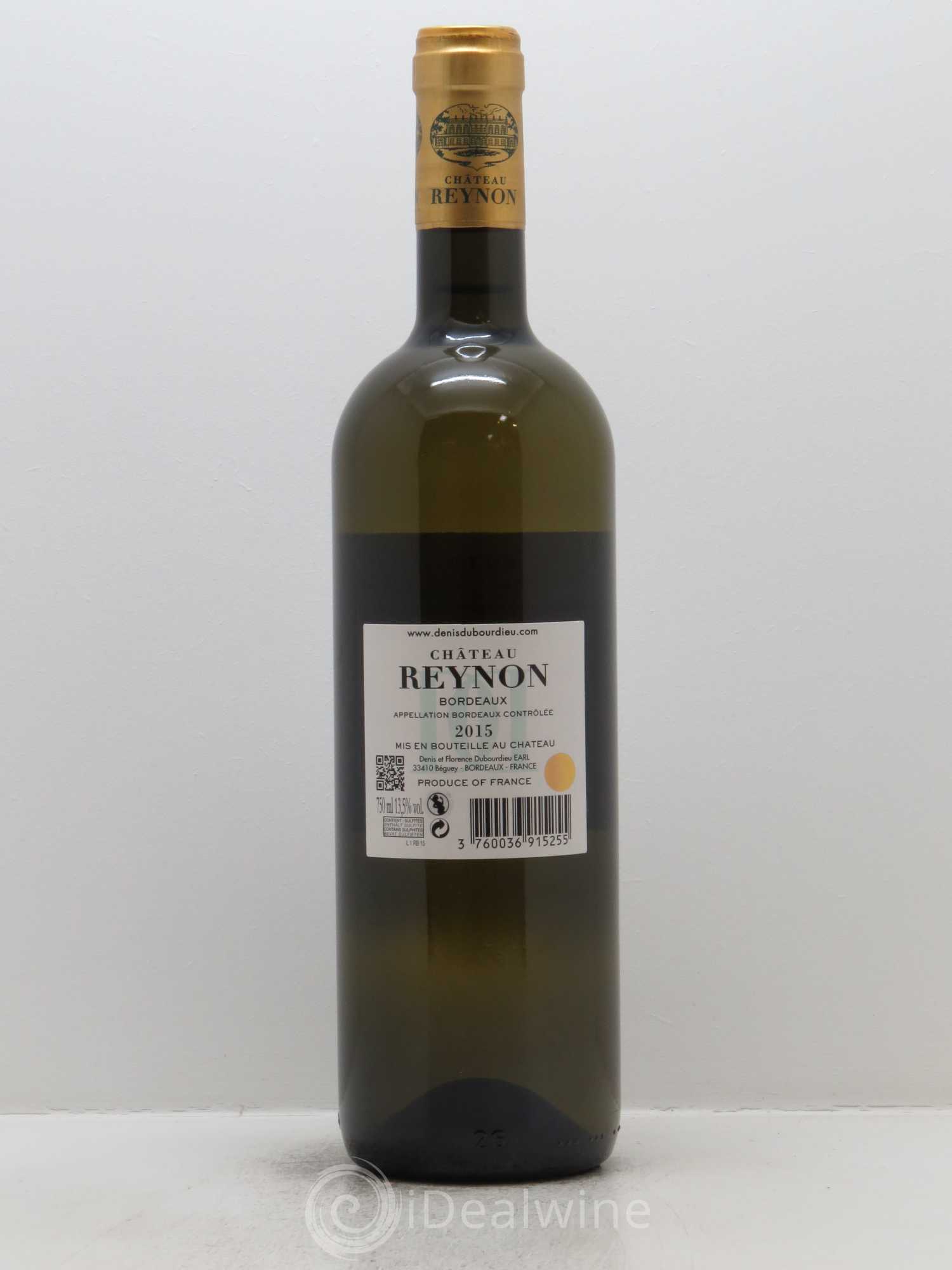 Château Reynon 2015 - Lot de 1 bouteille - 1