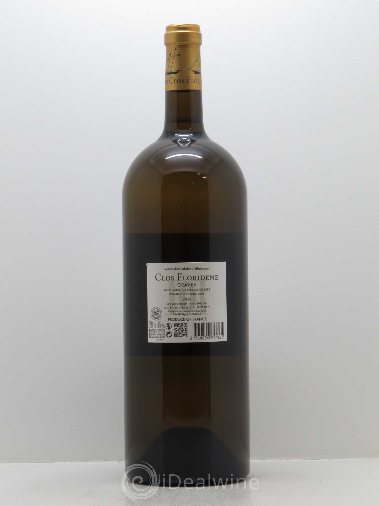 Clos Floridène 2016 - Posten von 1 Magnum - 1