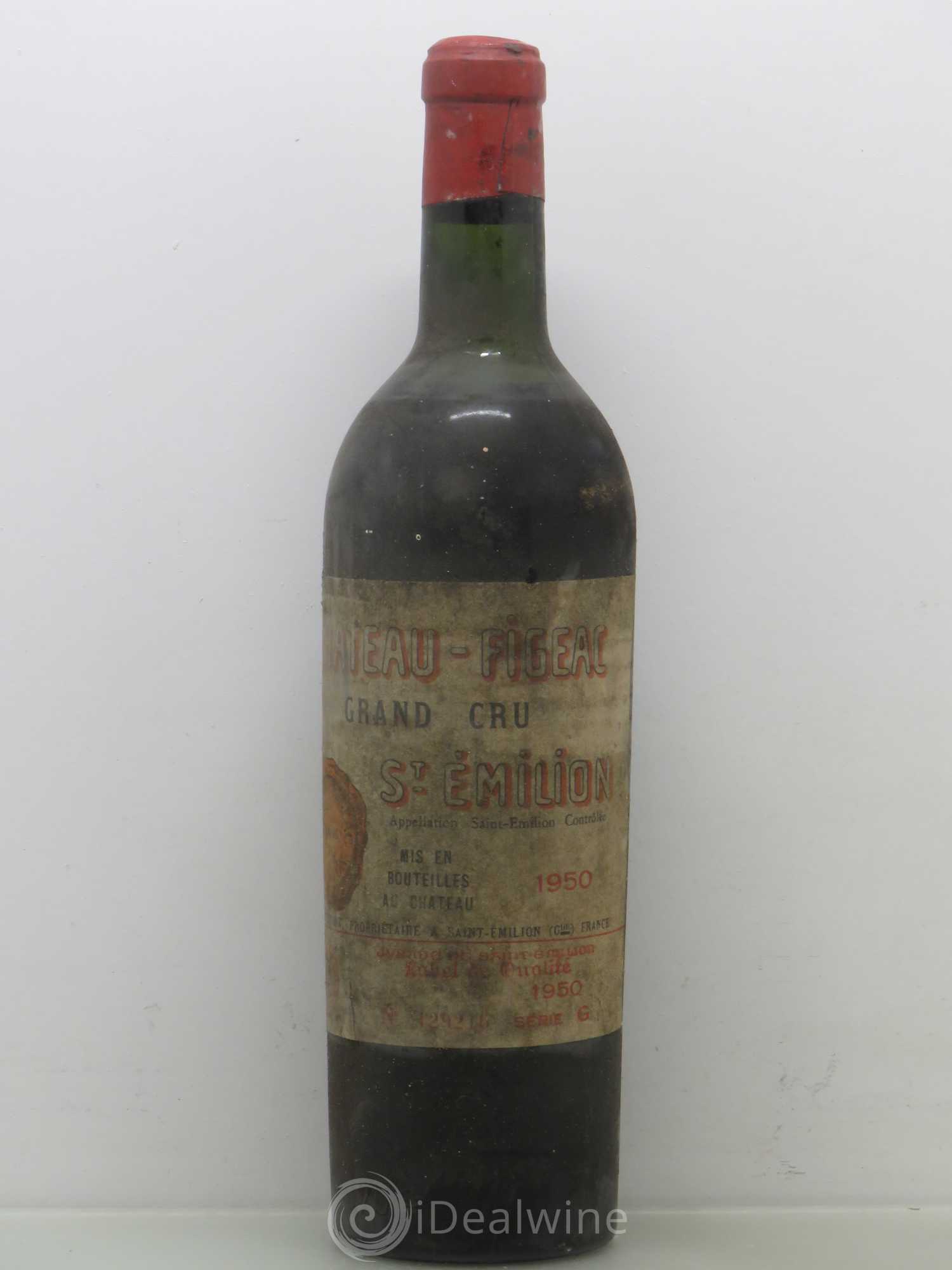 Château Figeac 1er Grand Cru Classé A 1950 - Lot de 1 bouteille - 0