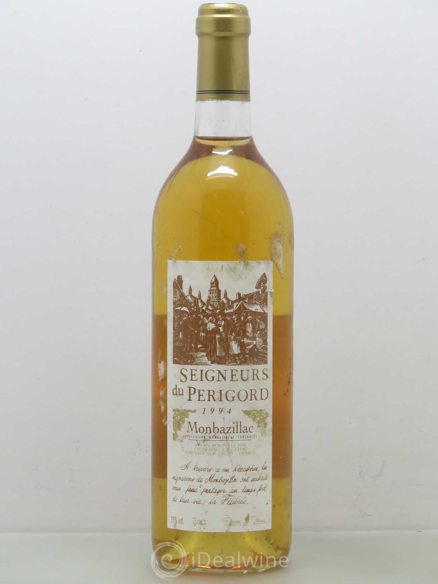 Monbazillac Seigneurs du Perigord 1994 - Posten von 1 Flasche - 0