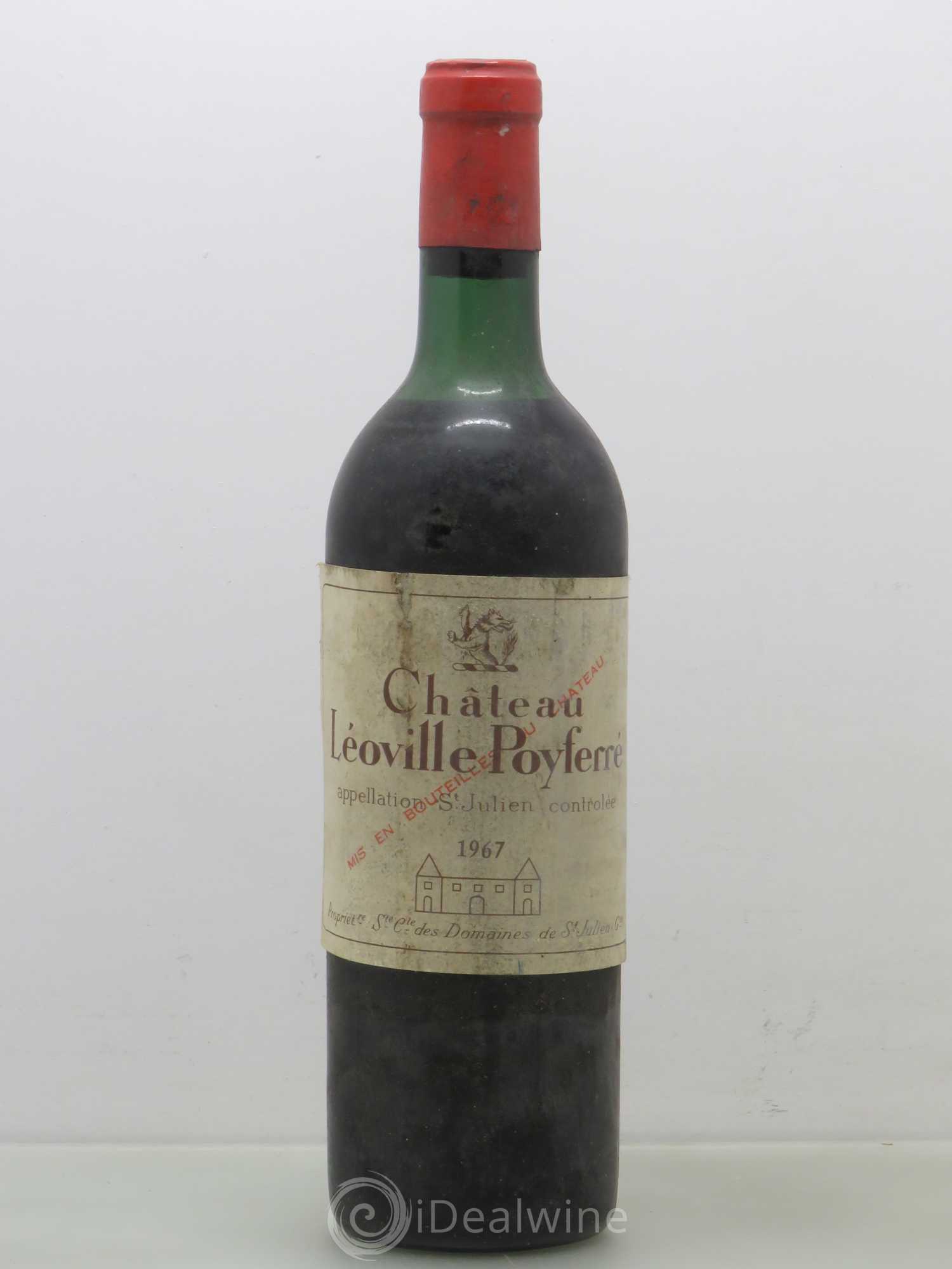 Château Léoville Poyferré 2ème Grand Cru Classé 1967 - Lot de 1 bouteille - 0
