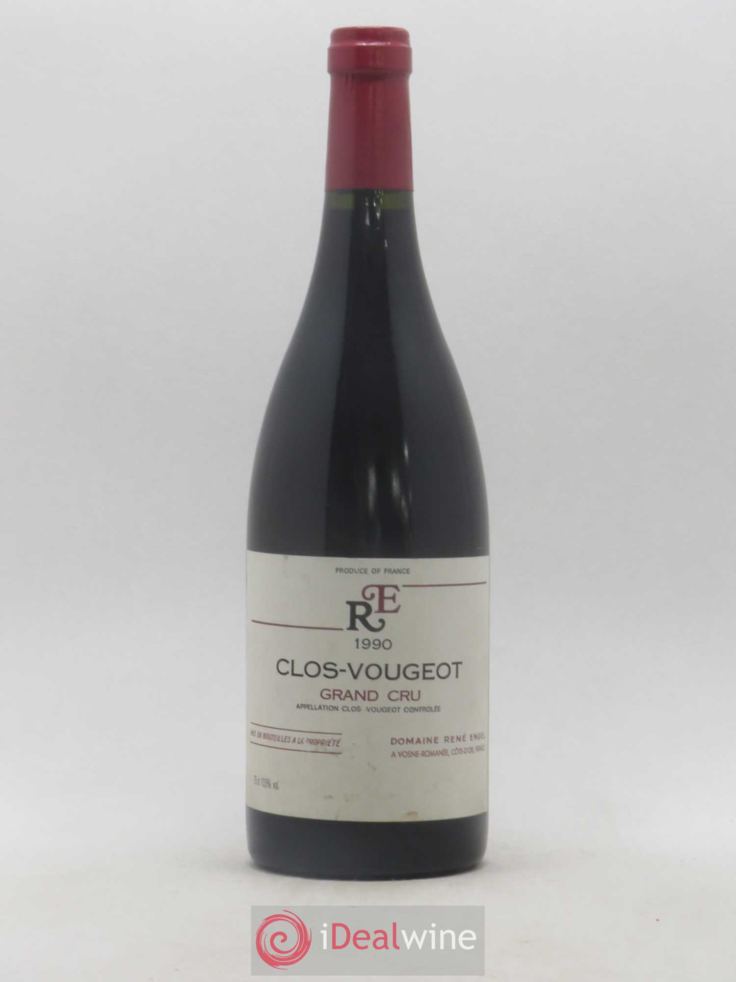 Clos de Vougeot Grand Cru Domaine René Engel - Domaine Eugénie 1990 - Lot de 1 bouteille - 0