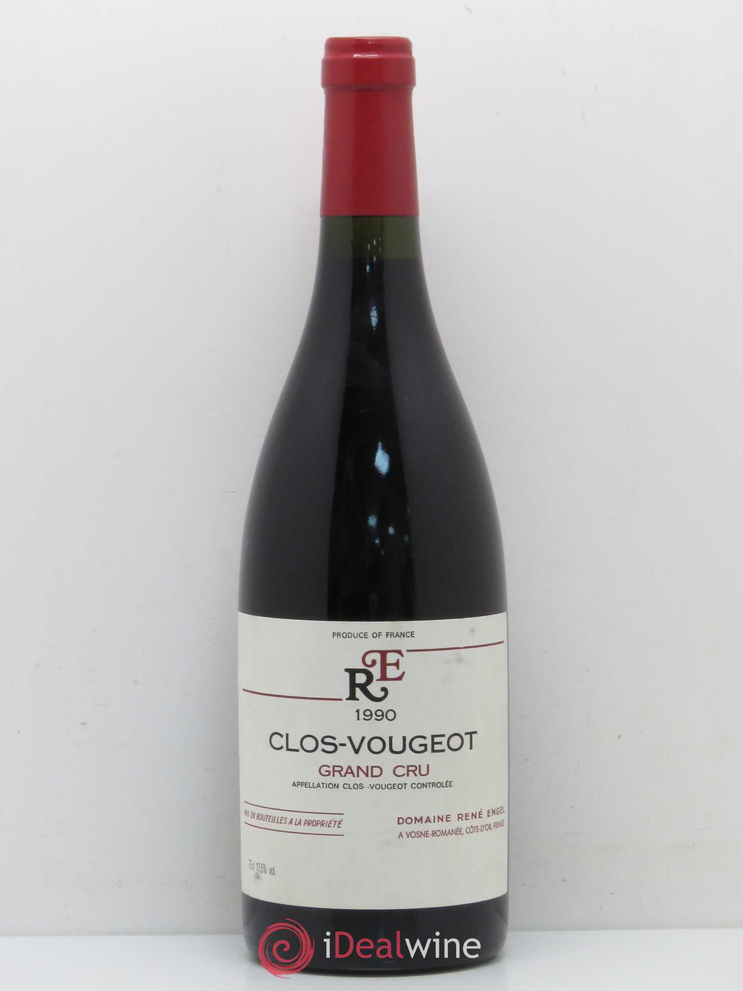 Clos de Vougeot Grand Cru Domaine René Engel - Domaine Eugénie 1990 - Lot de 1 bouteille - 0