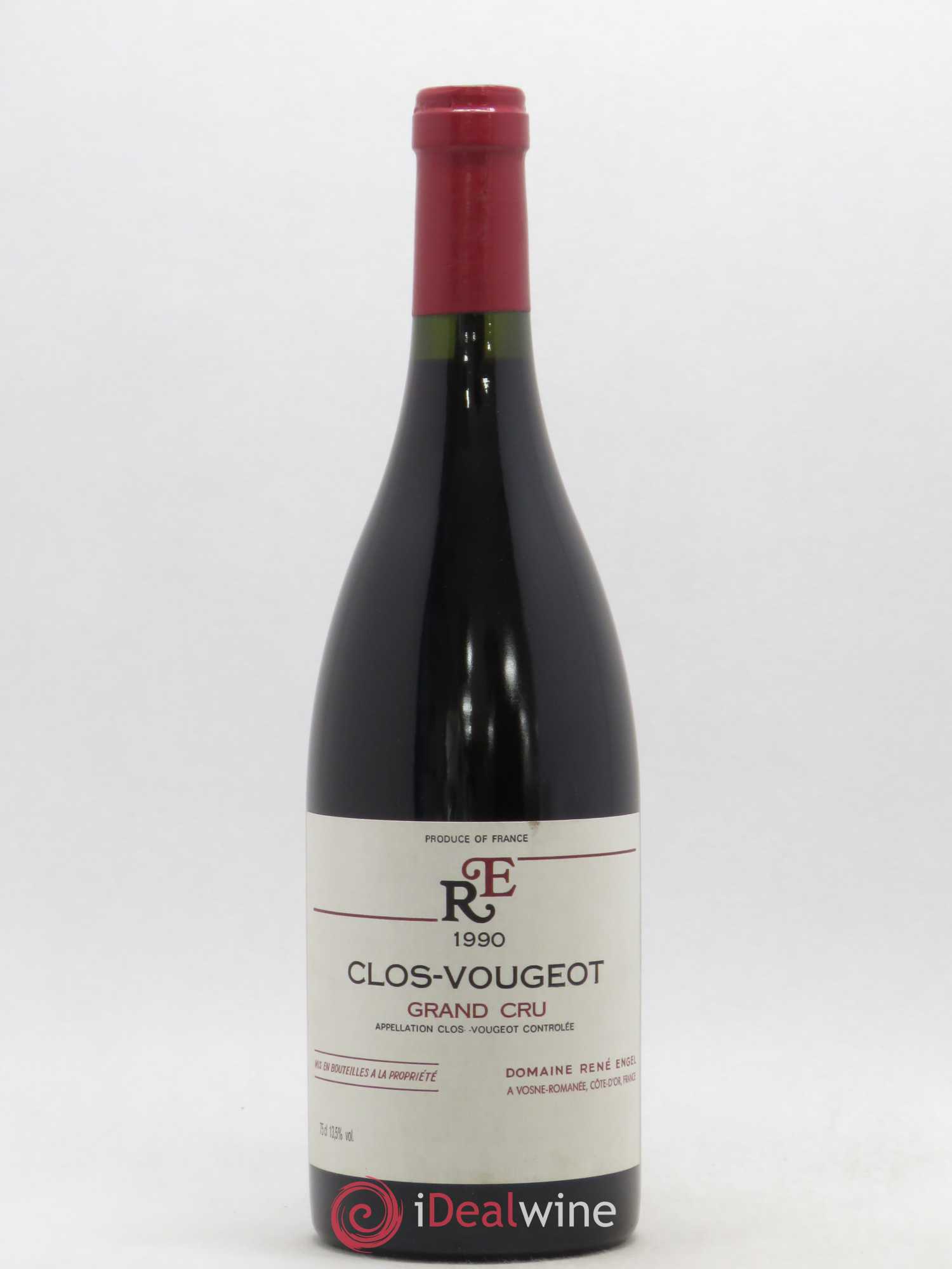 Clos de Vougeot Grand Cru Domaine René Engel - Domaine Eugénie 1990 - Lot de 1 bouteille - 0