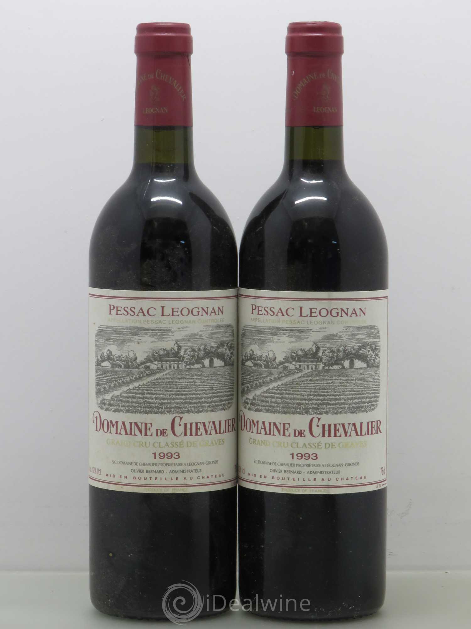 Domaine de Chevalier Cru Classé de Graves 1993 - Lot de 2 bouteilles - 0