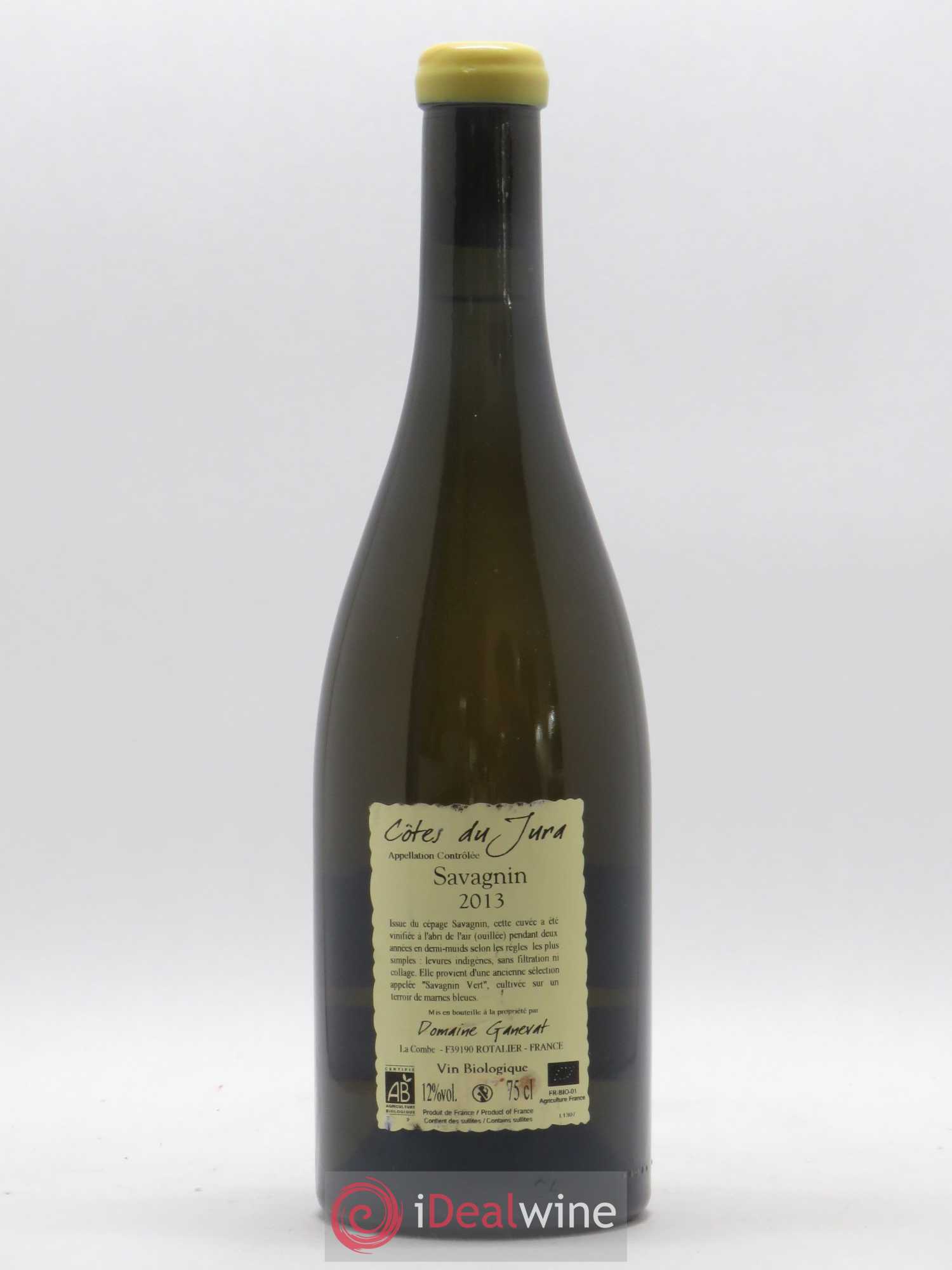 Côtes du Jura Les Chalasses Marnes Bleues Jean-François Ganevat (Domaine) 2013 - Lot de 1 bouteille - 1