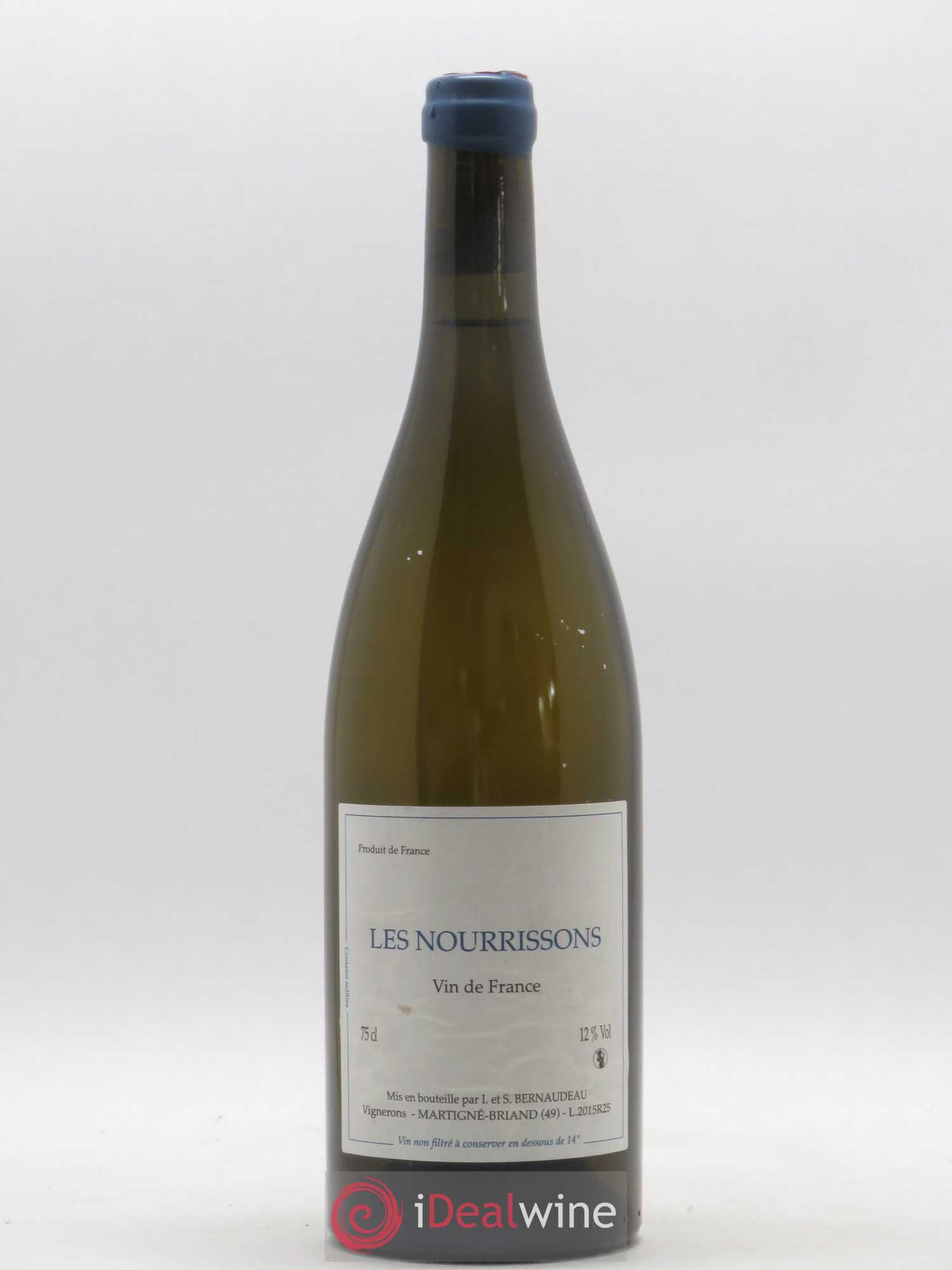 Vin de France Les Nourrissons Stéphane Bernaudeau 2015 - Lot de 1 bouteille - 0