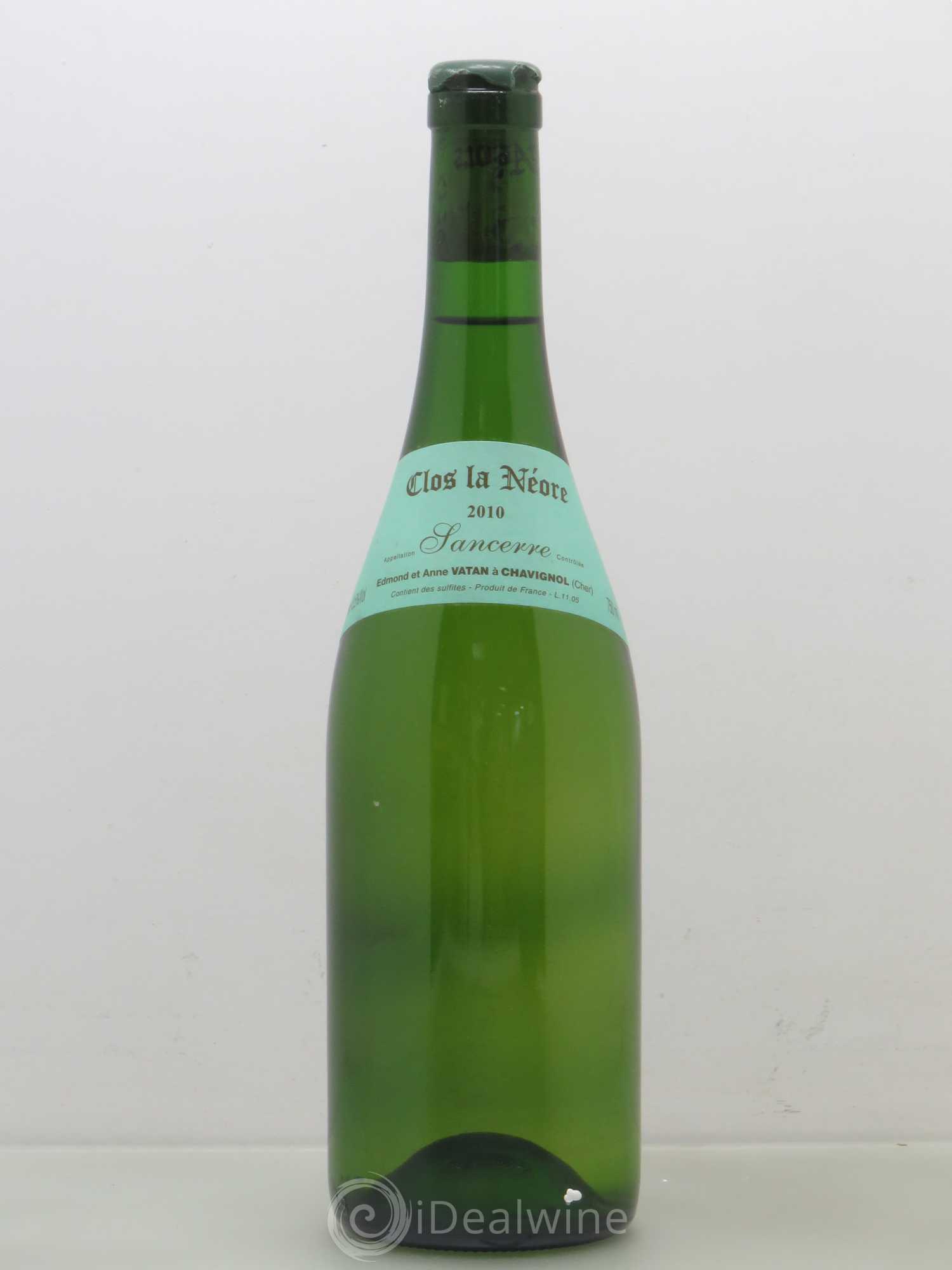 Sancerre Clos la Neore Edmond Vatan 2010 - Lot de 1 bouteille - 0