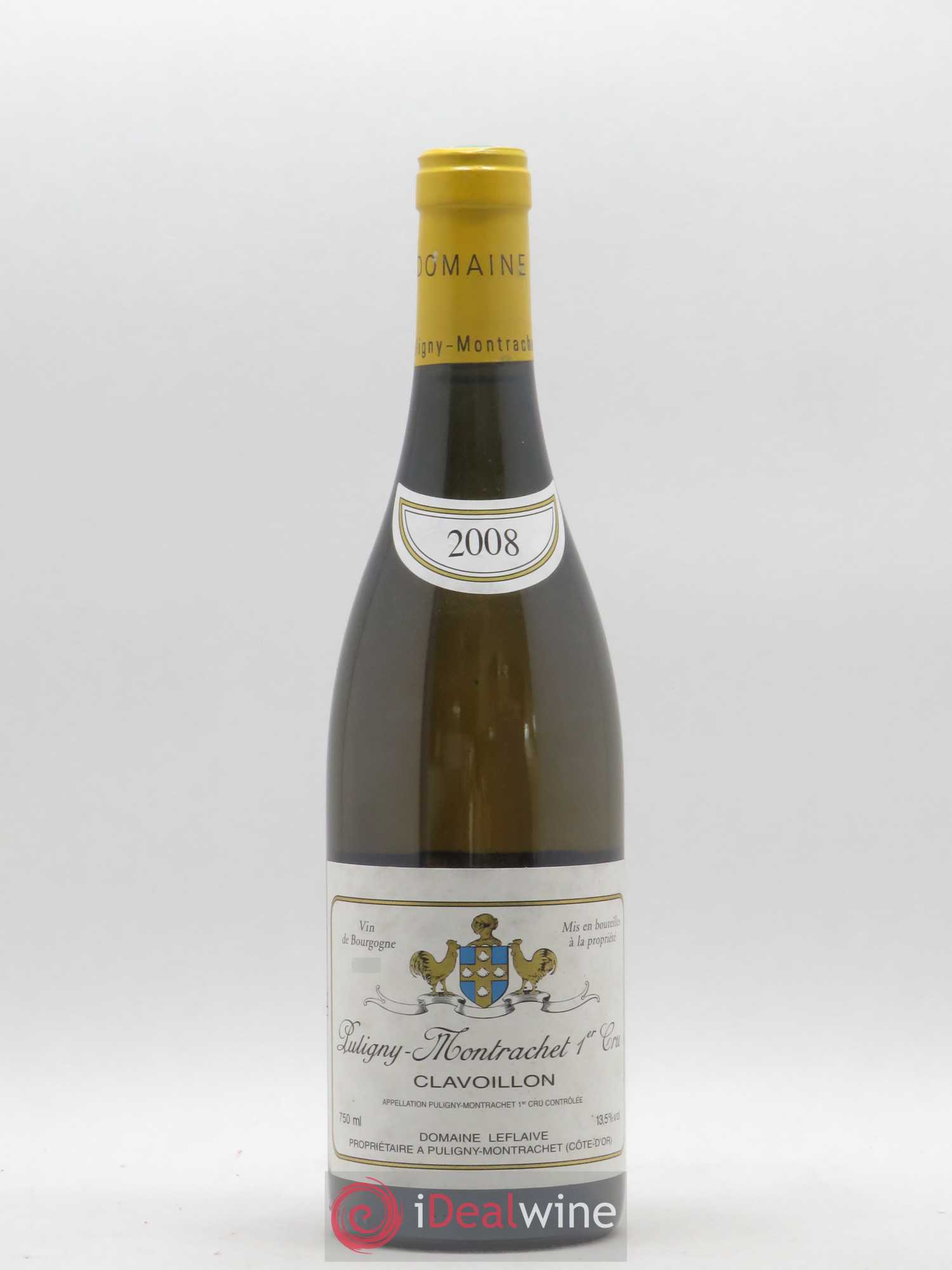 Puligny-Montrachet 1er Cru Clavoillon Leflaive (Domaine) 2008 - Lot de 1 bouteille - 0