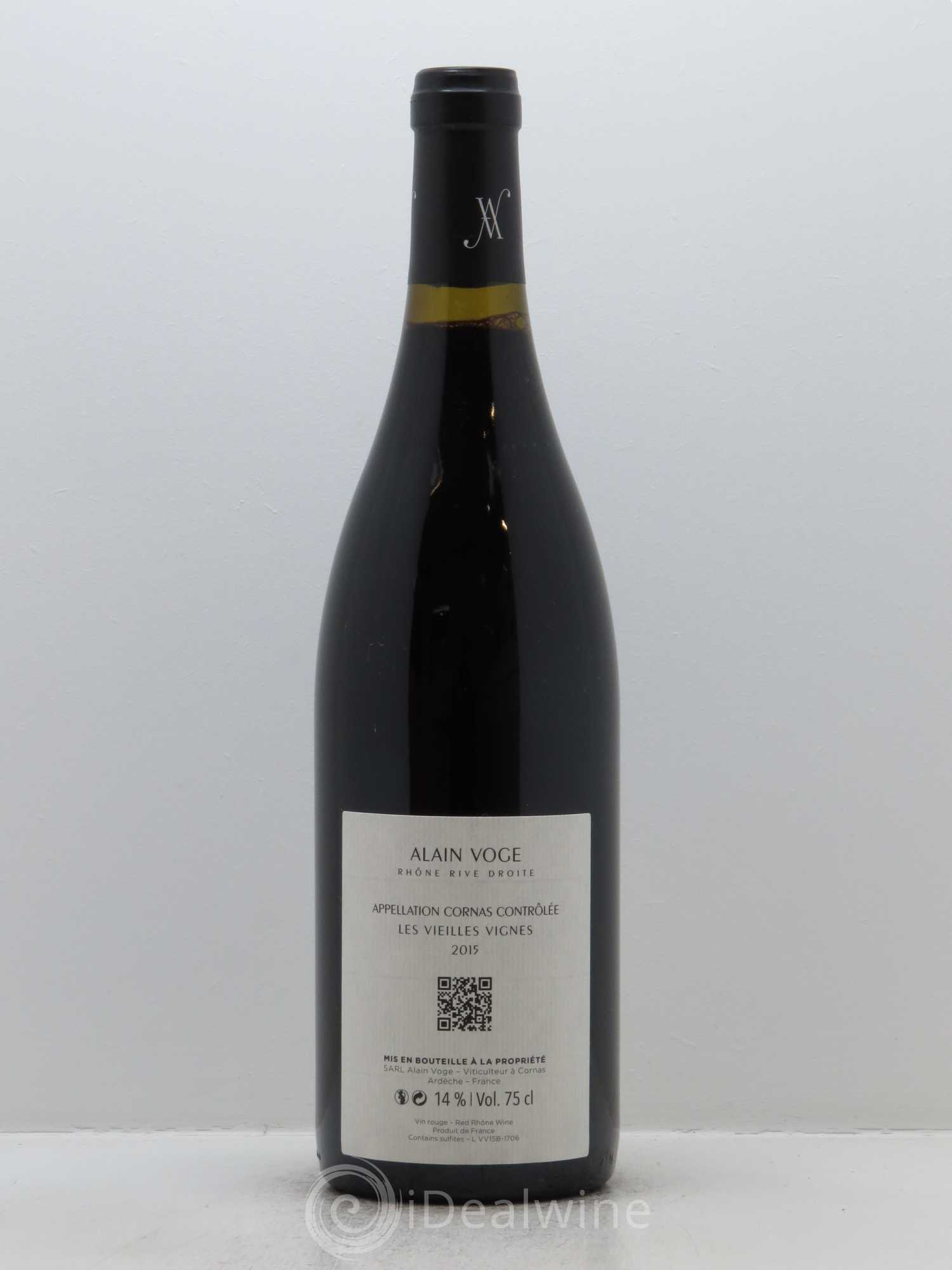 Cornas Les Vieilles Vignes Alain Voge (Domaine) 2015 - Lot de 1 bouteille - 1