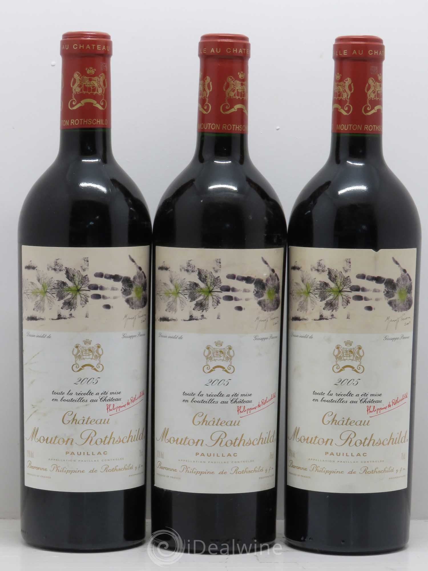 Château Mouton Rothschild 1er Grand Cru Classé 2005 - Lot de 6 bouteilles - 3