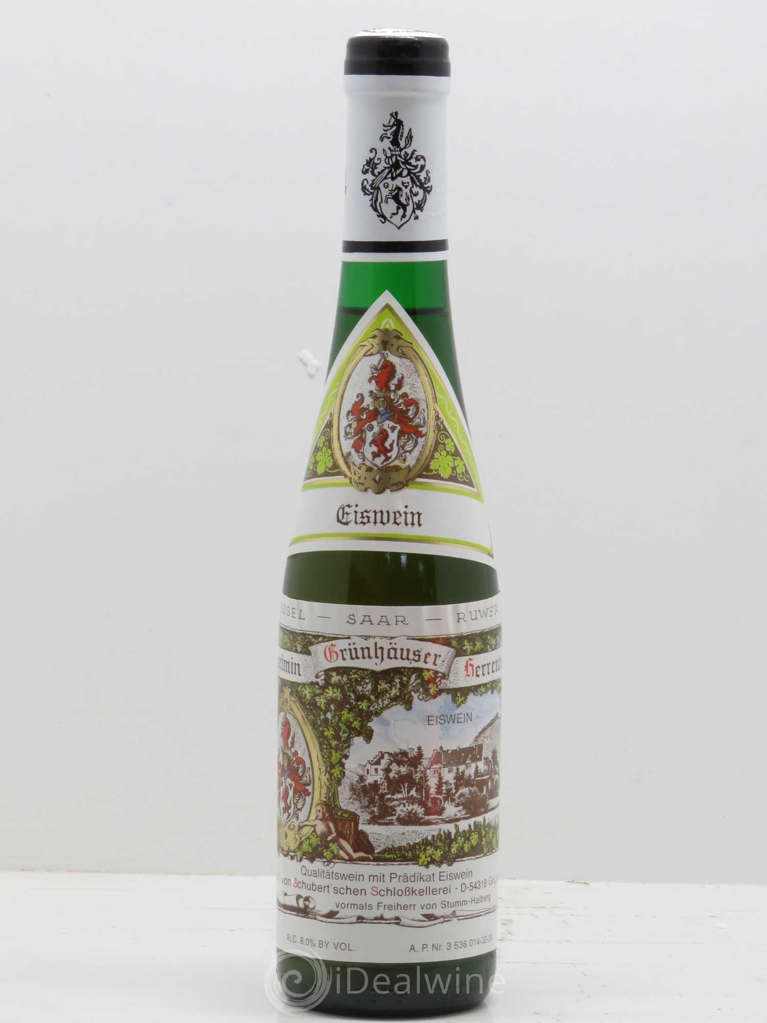Riesling Eiswein Maximin Grunhauser Herrenberg 1998 - Lotto di 1 mezza bottiglia - 0