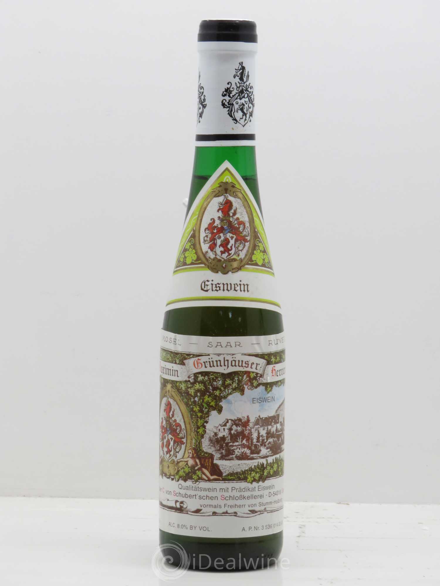Riesling Eiswein Maximin Grunhauser Herrenberg 1998 - Posten von 1 Demi-Flasche - 0