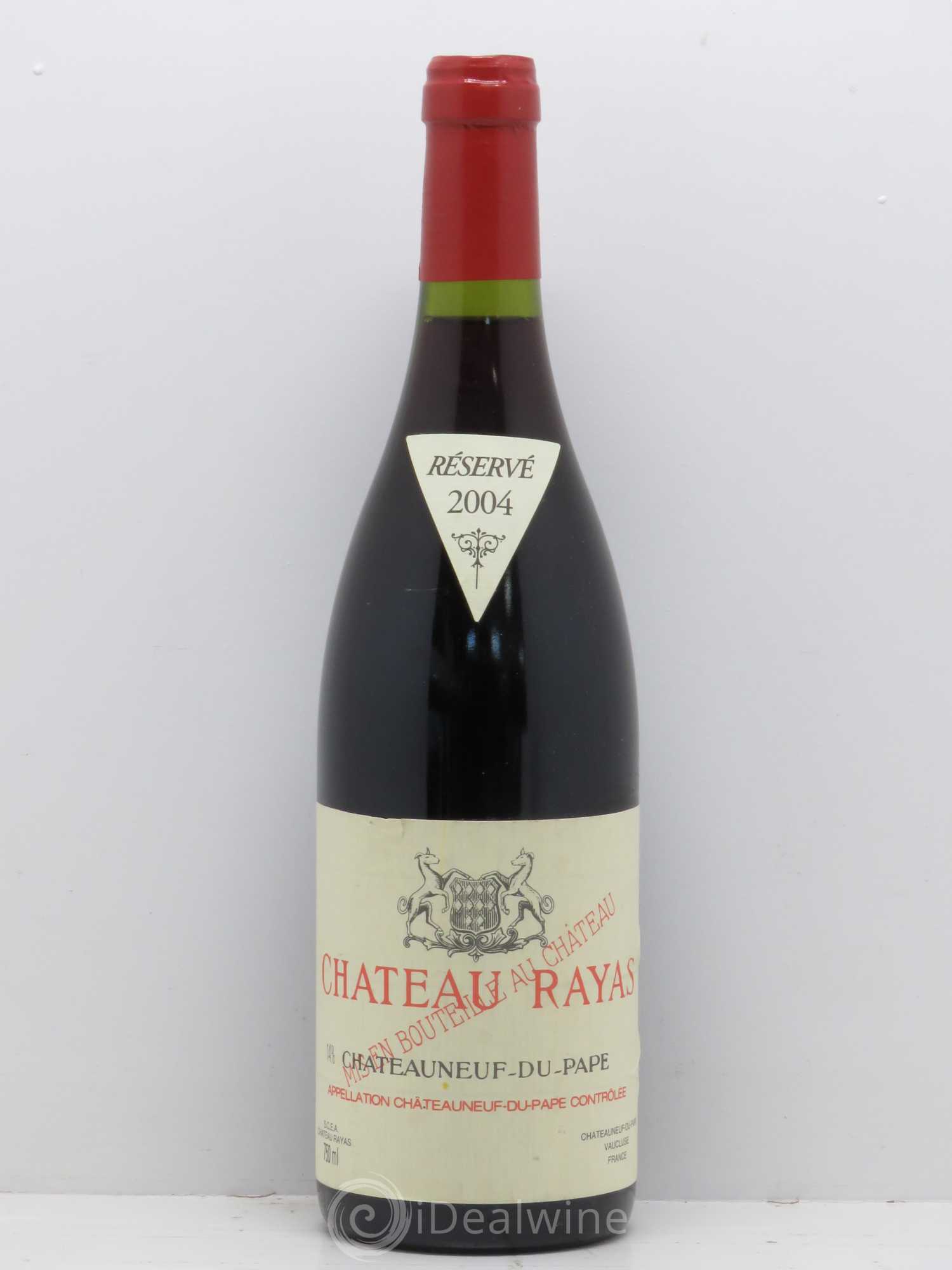 Châteauneuf-du-Pape Château Rayas Emmanuel Reynaud 2004 - Lot de 1 bouteille - 0