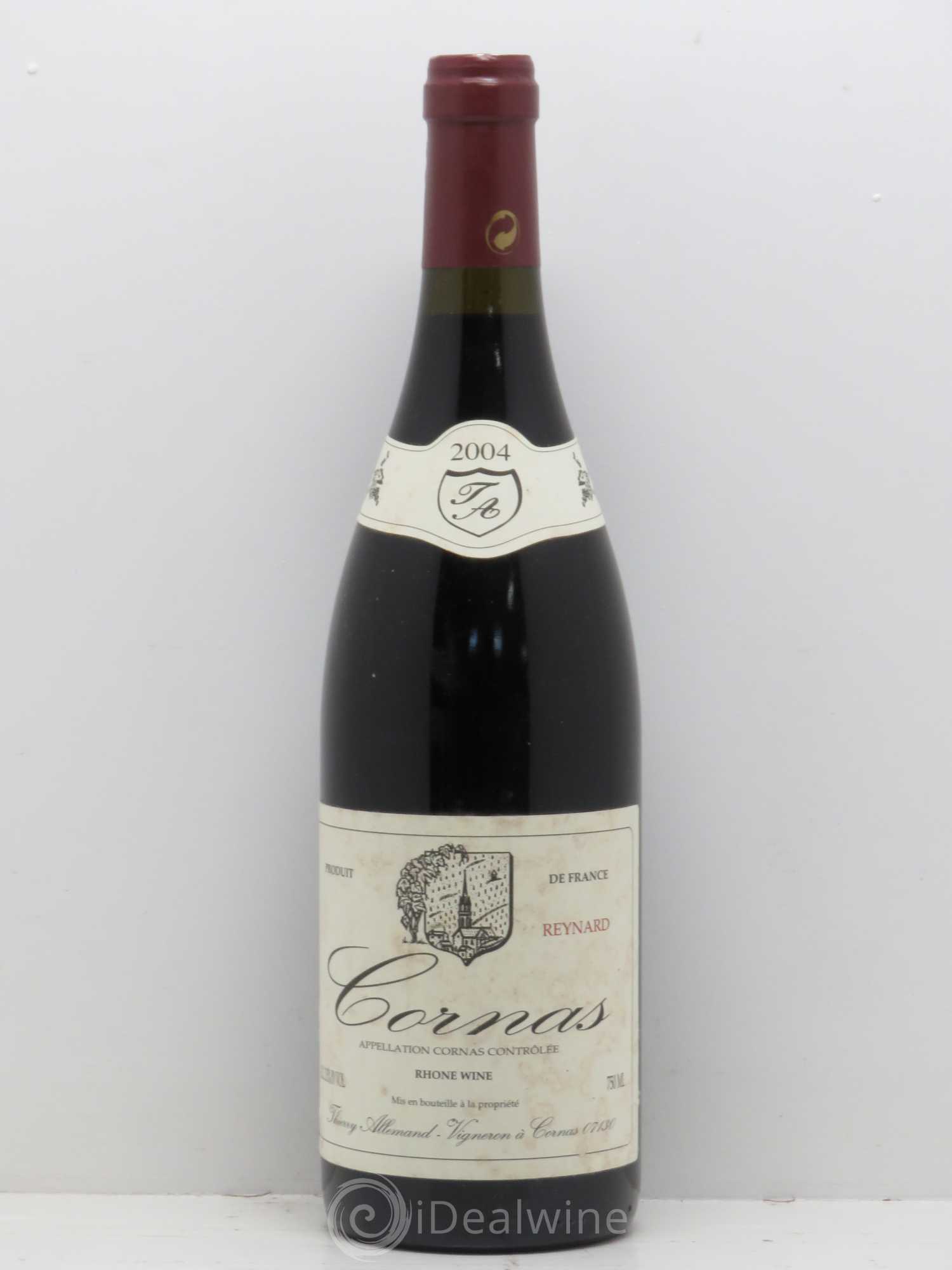 Cornas Reynard Thierry Allemand 2004 - Lot de 1 bouteille - 0