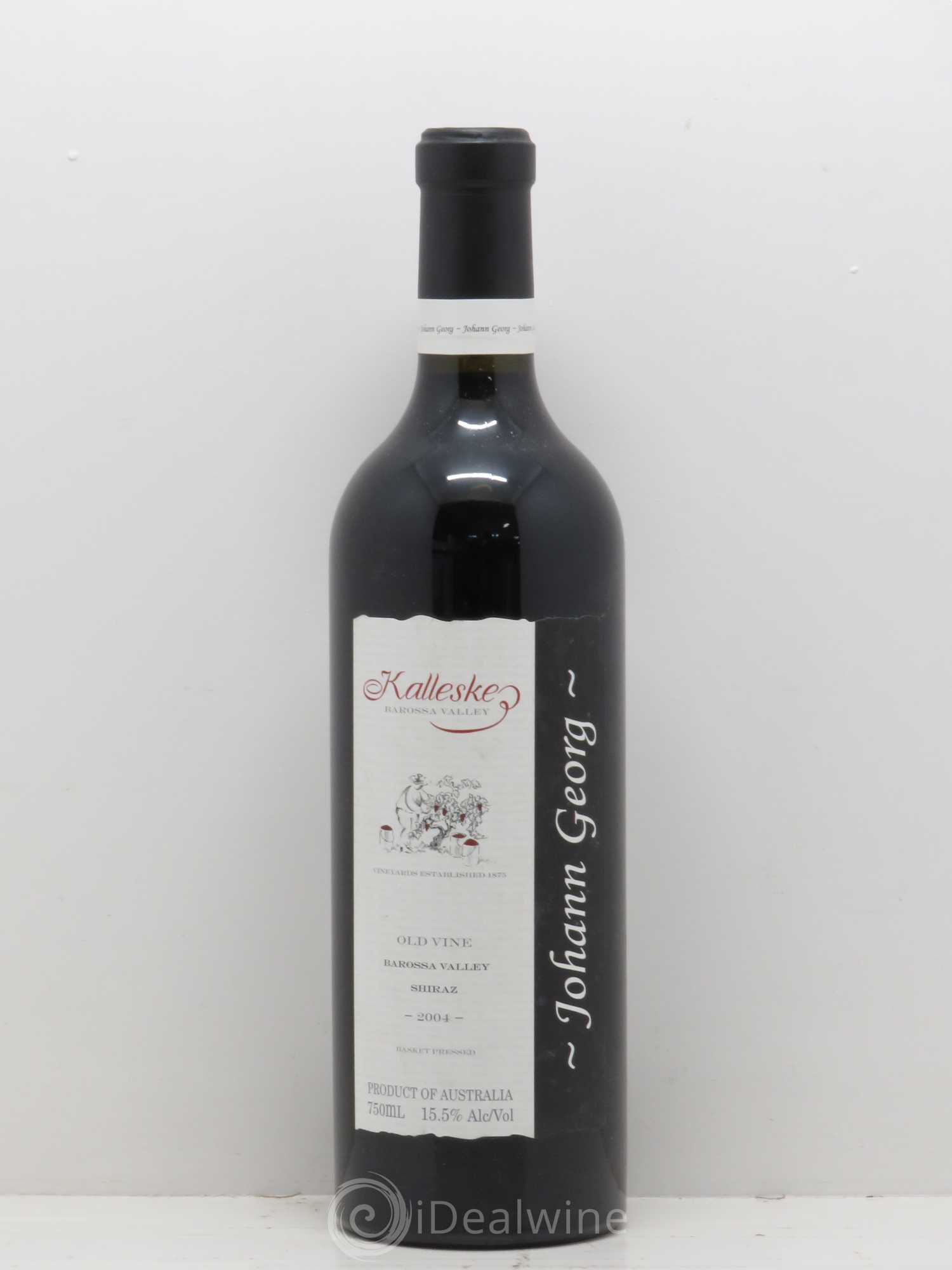Australie Kalleske Shiraz Johann Georg 2004 - Posten von 1 Flasche - 0