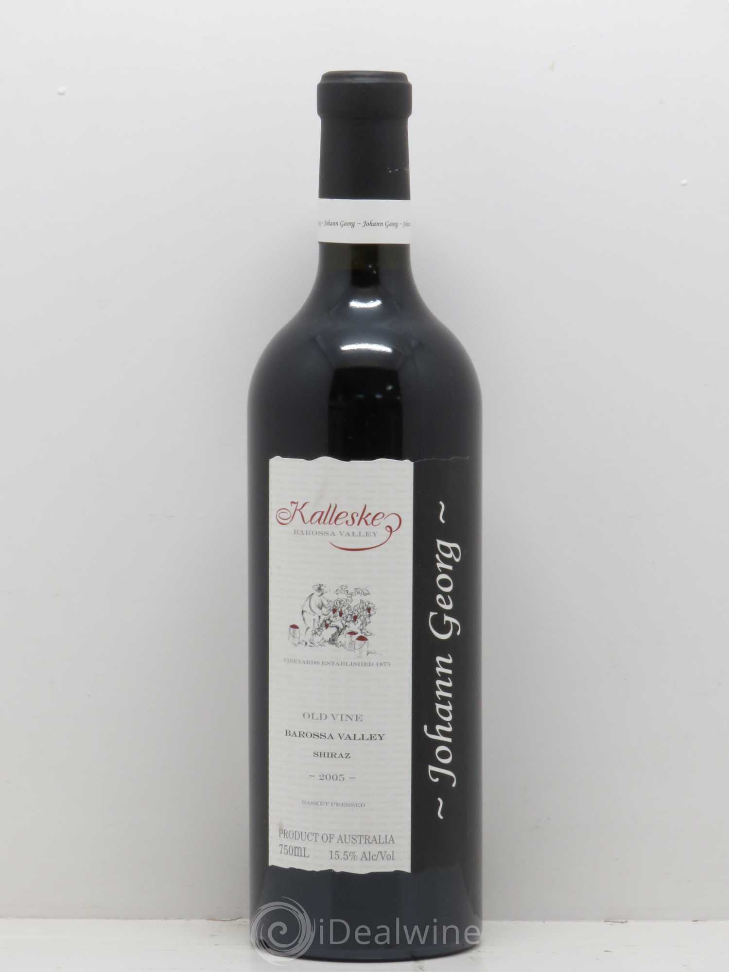 Australie Kalleske Shiraz Johann Georg 2005 - Posten von 1 Flasche - 0