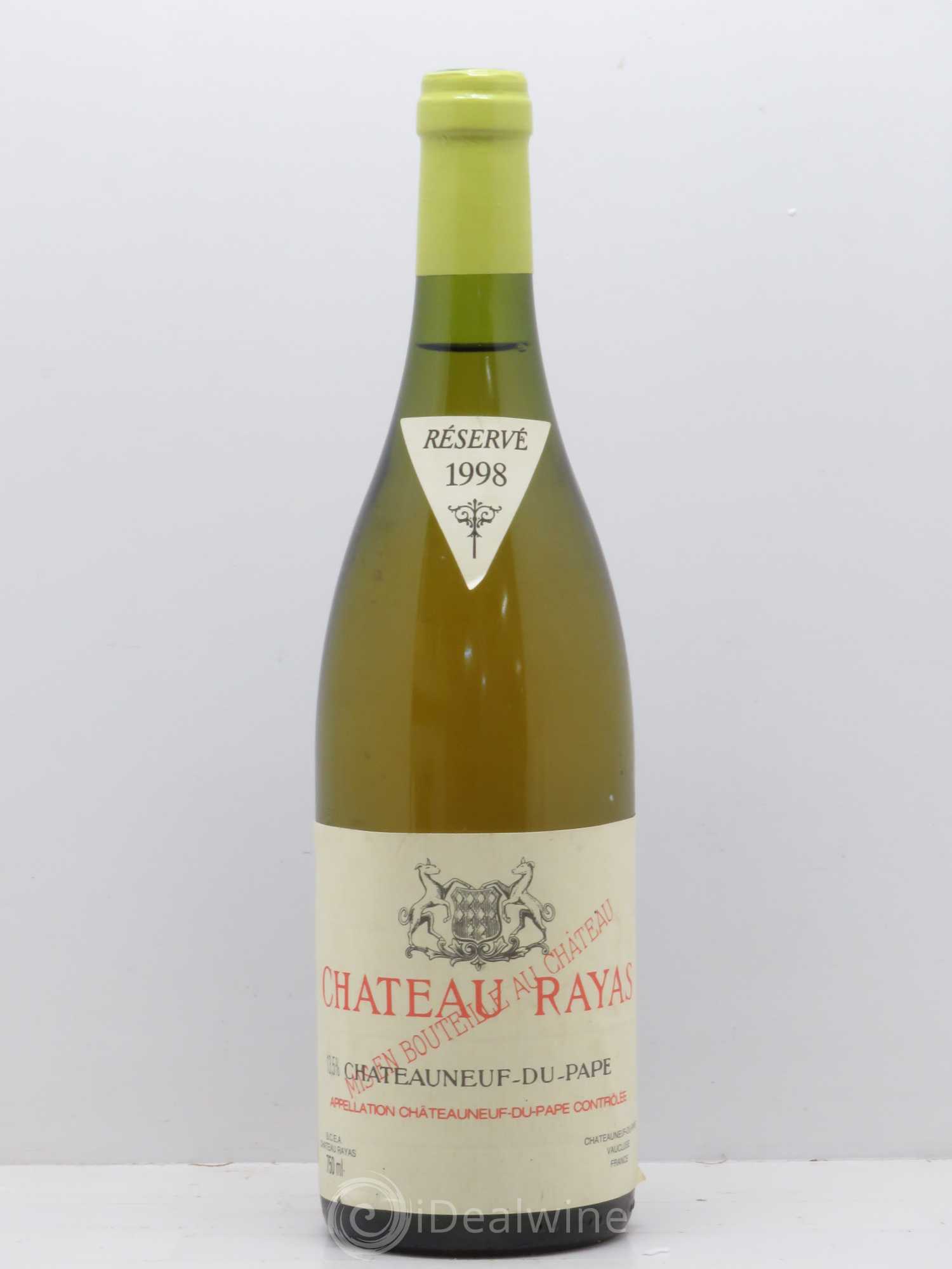 Châteauneuf-du-Pape Château Rayas Emmanuel Reynaud 1998 - Lot de 1 bouteille - 0