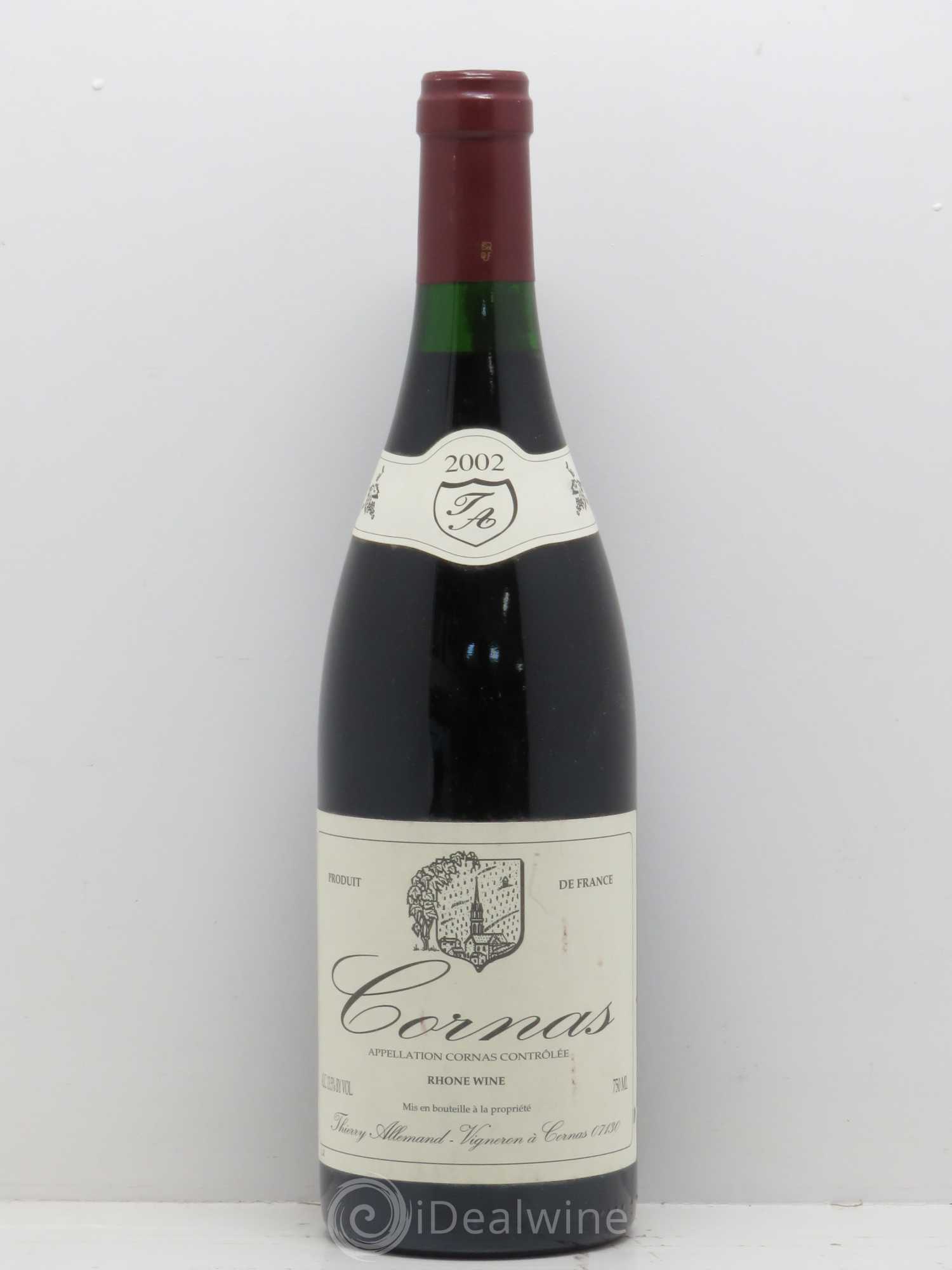 Cornas Thierry Allemand 2002 - Lot de 1 bouteille - 0