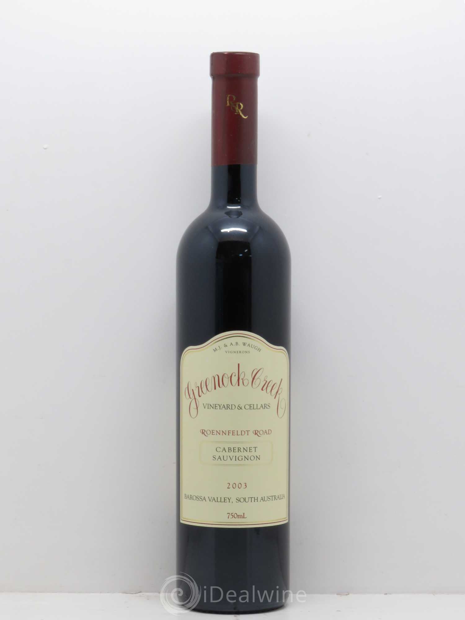Australie Greenock Creek Vineyards & Cellars Roennfeldt Road Cabernet Sauvignon, Barossa Valley 2003 - Posten von 1 Flasche - 0