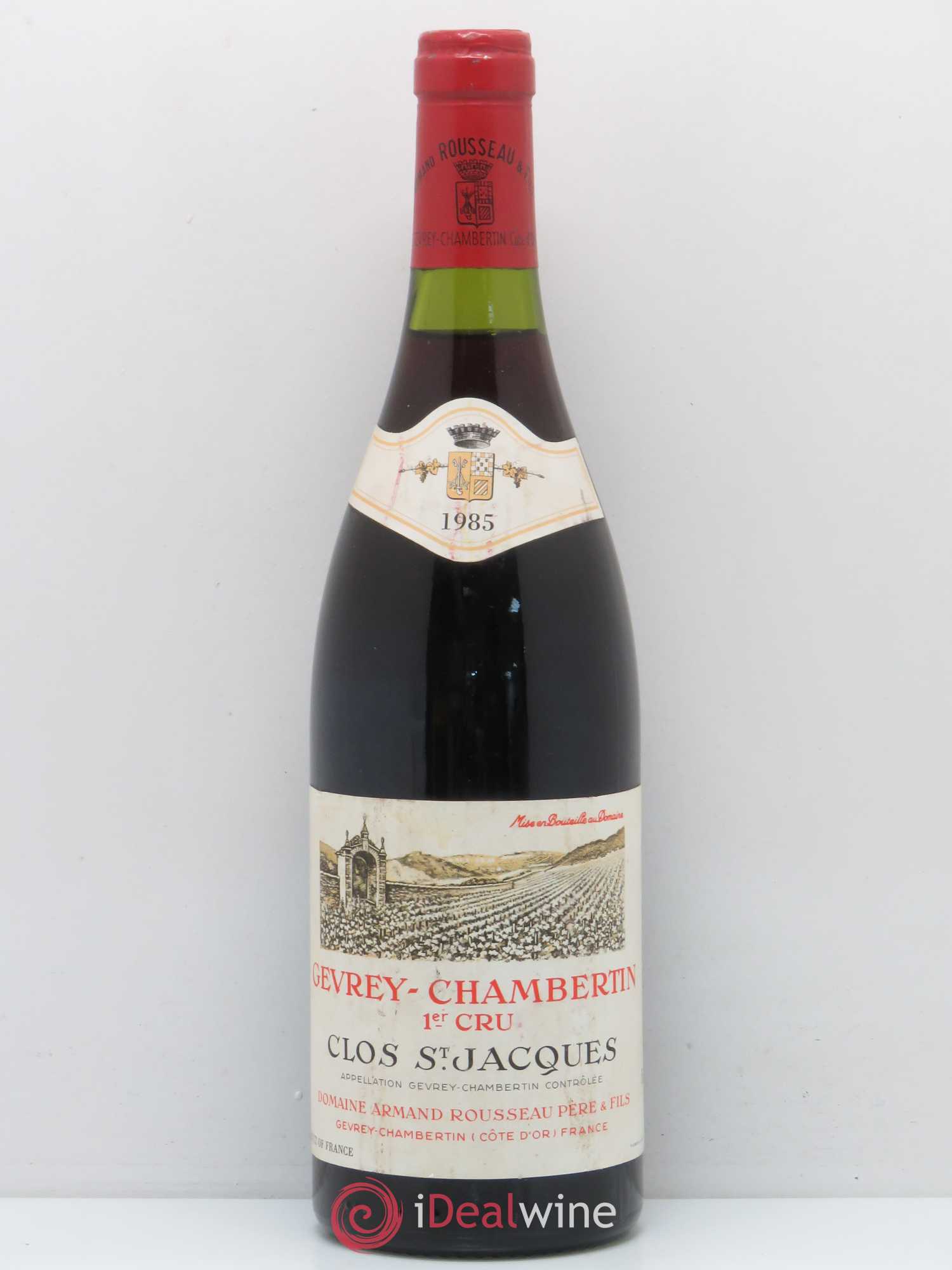 Gevrey-Chambertin 1er Cru Clos Saint-Jacques Armand Rousseau (Domaine) 1985 - Lot de 1 bouteille - 0