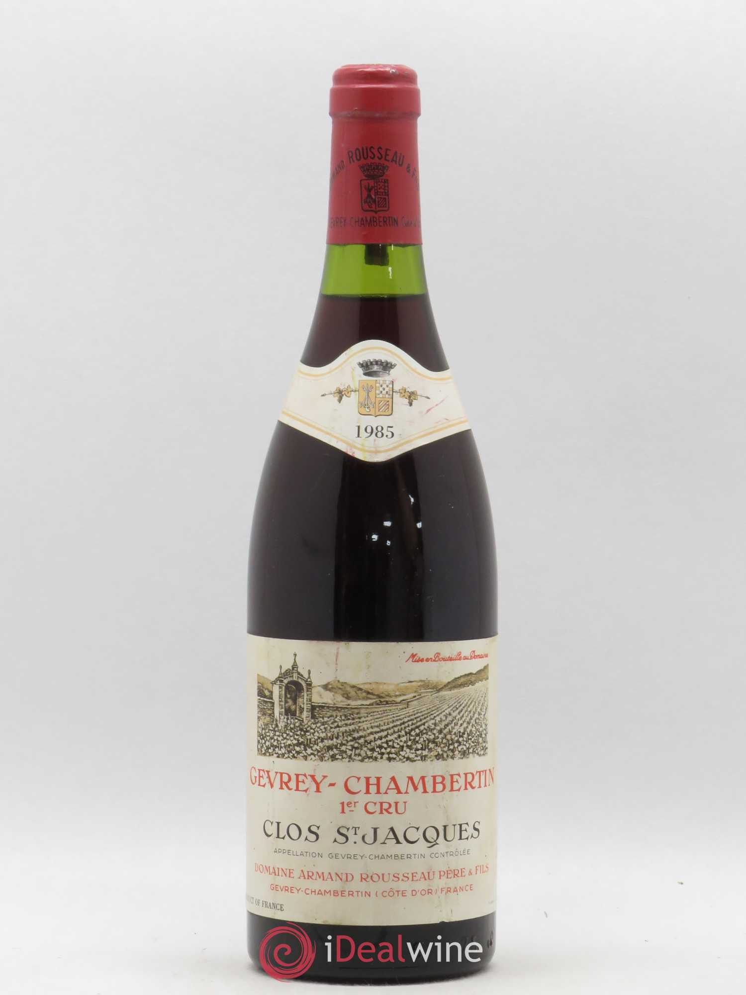Gevrey-Chambertin 1er Cru Clos Saint-Jacques Armand Rousseau (Domaine) 1985 - Lot de 1 bouteille - 0