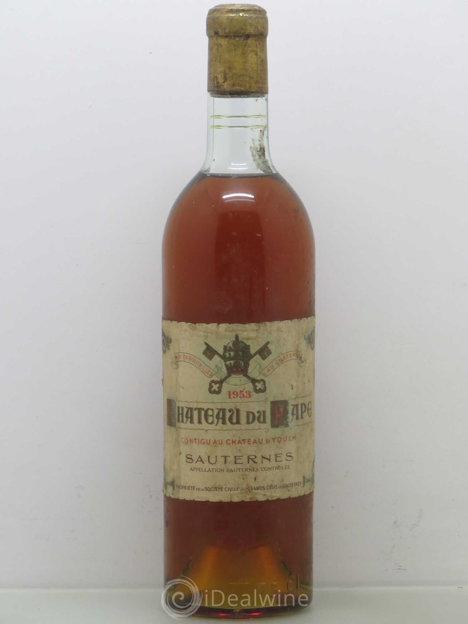Sauternes Château du Pape 1953 - Lotto di 1 bottiglia - 0