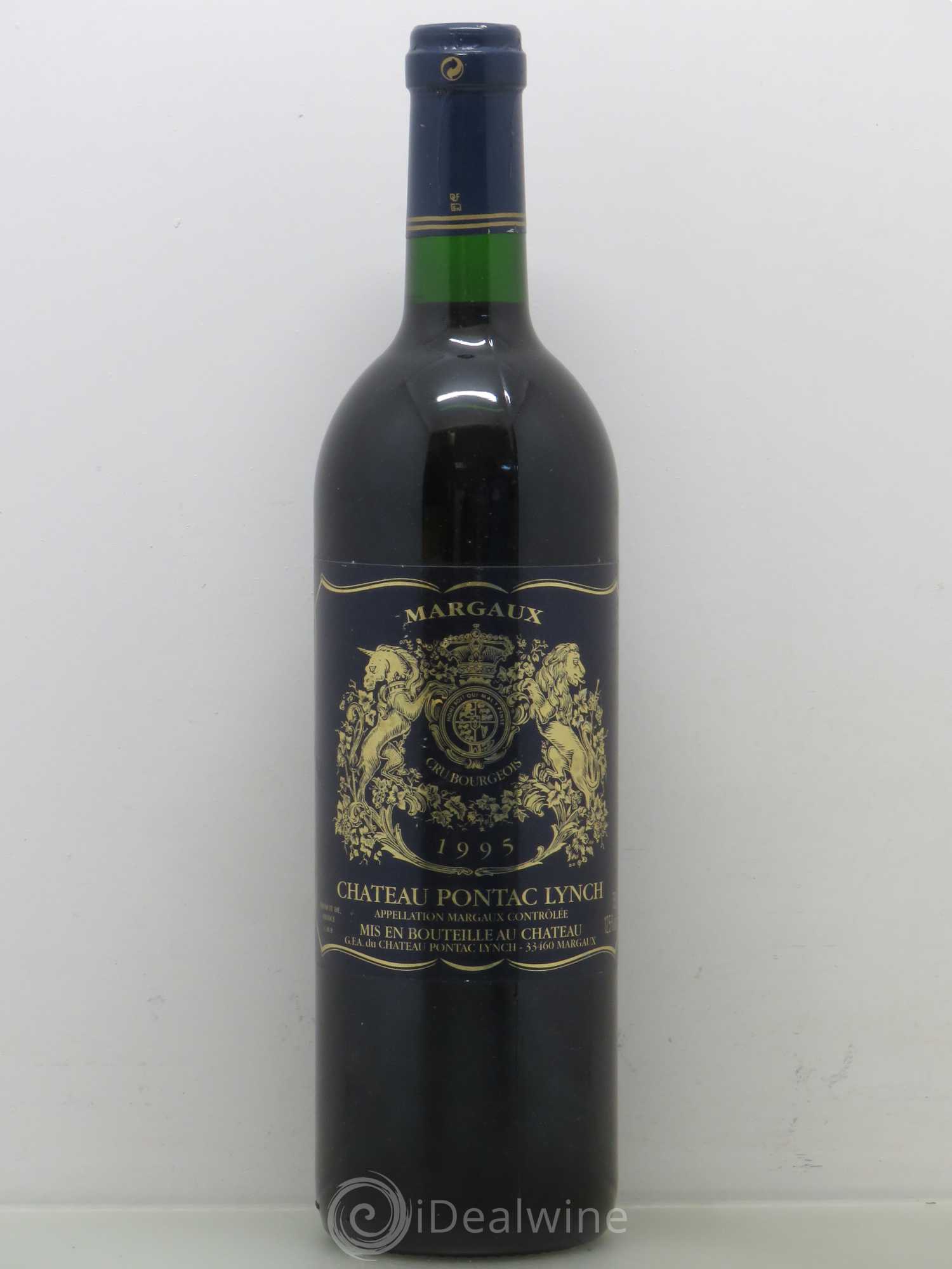 Château Pontac Lynch Cru Bourgeois 1995 - Lot de 1 bouteille - 0