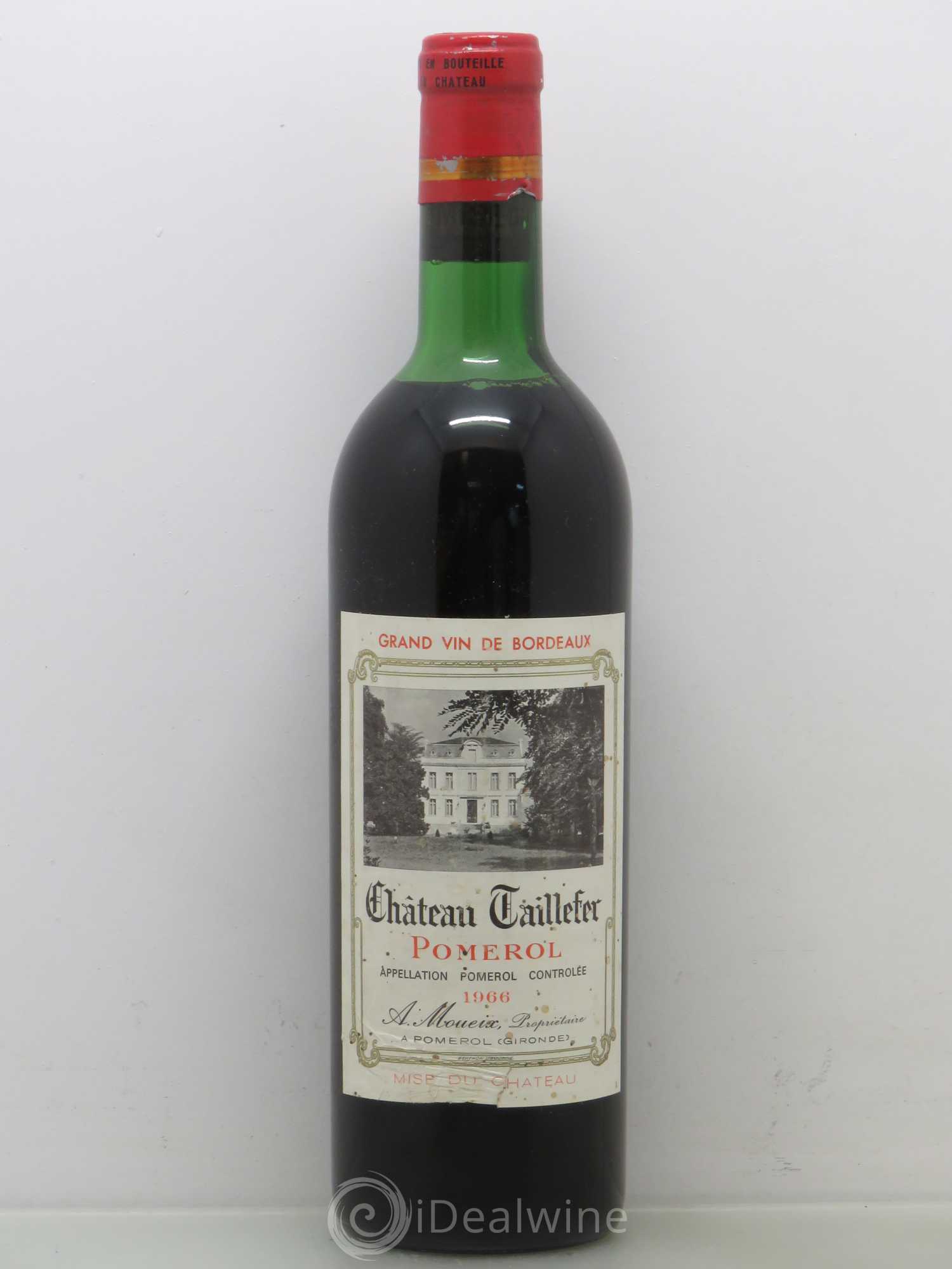 Château Taillefer 1966 - Lot de 1 bouteille - 0