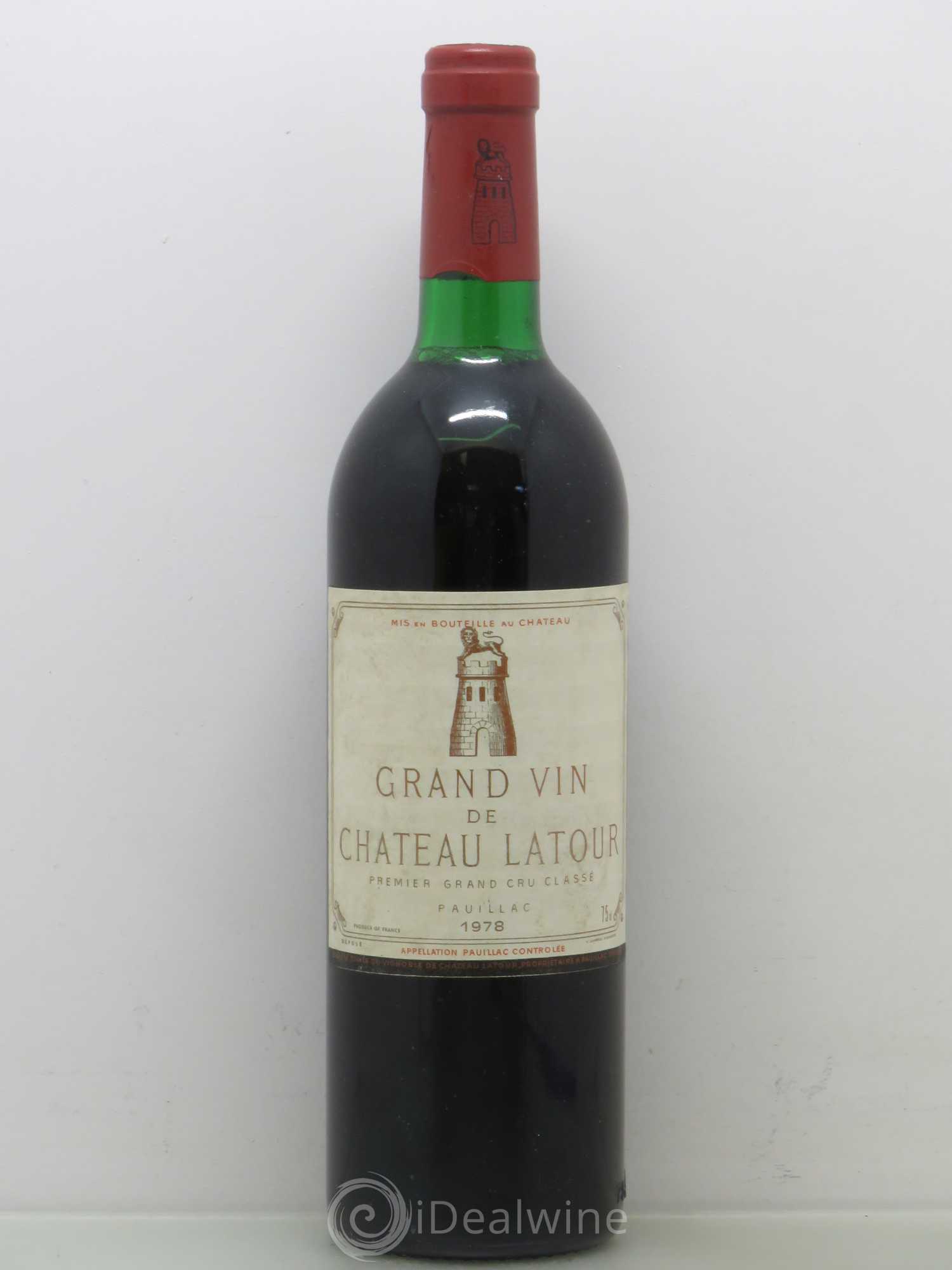 Château Latour 1er Grand Cru Classé 1978 - Lot de 1 bouteille - 0