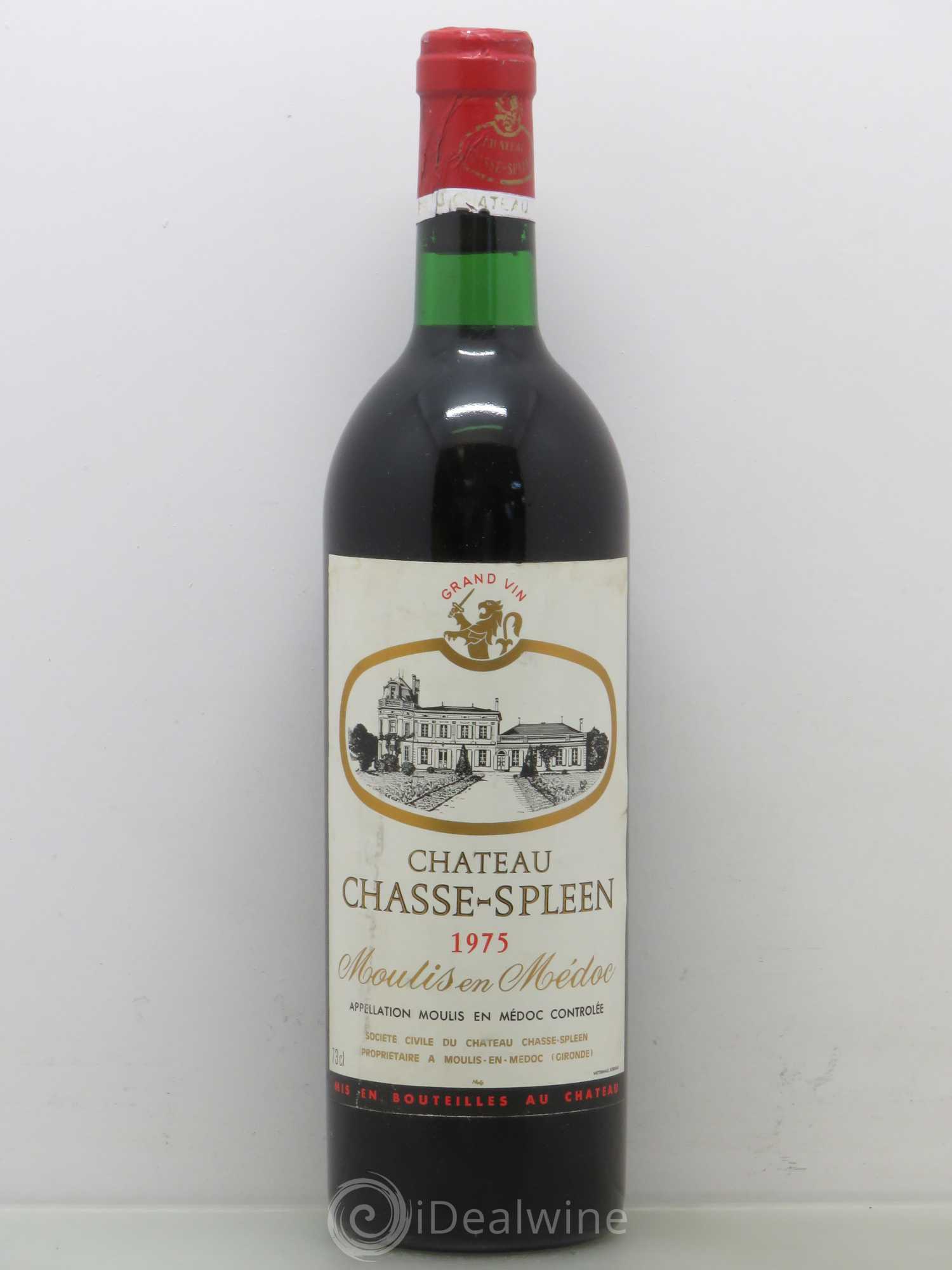 Château Chasse Spleen 1975 - Lot de 1 bouteille - 0